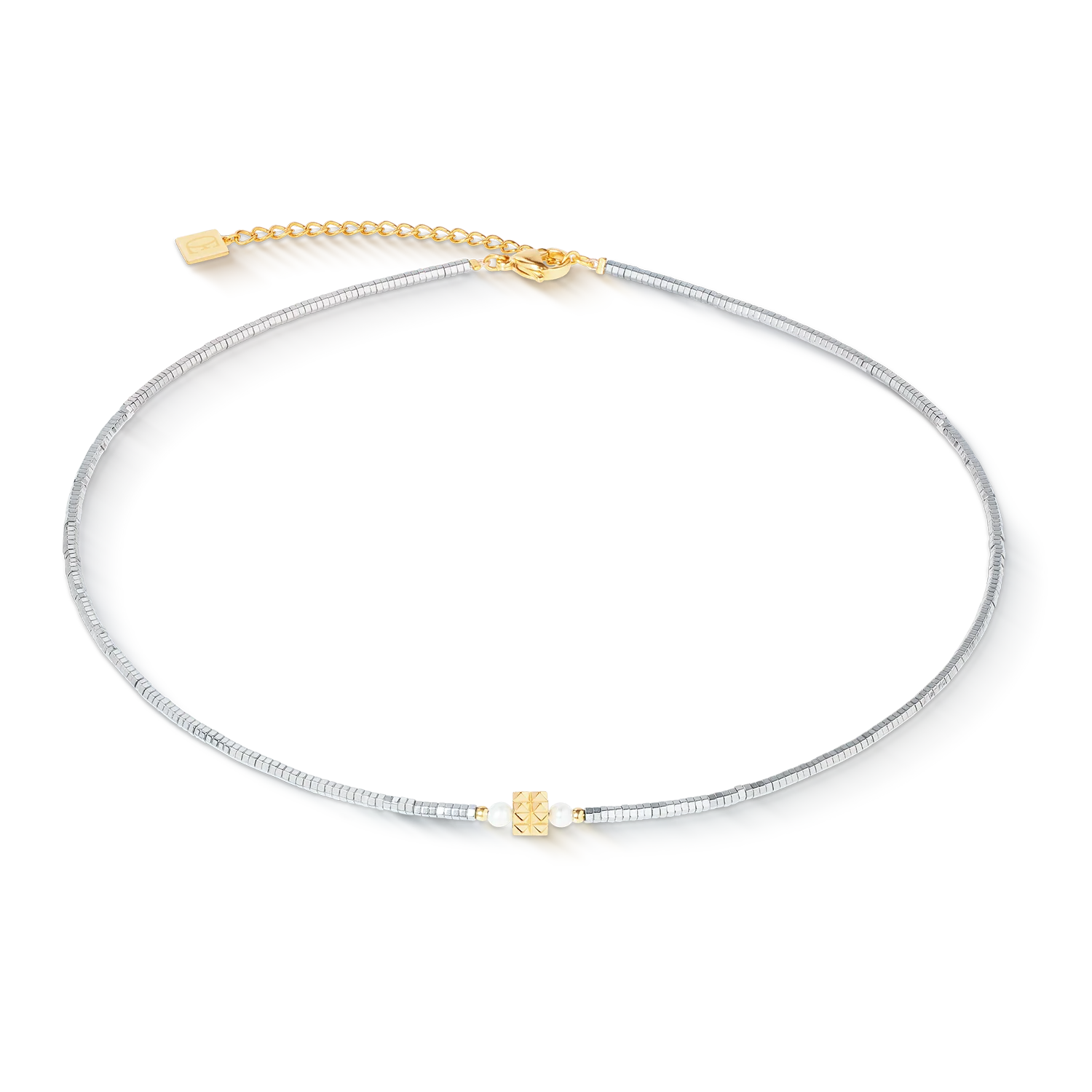 COEUR DE LION - Halskette Edge & Grace silber-gold