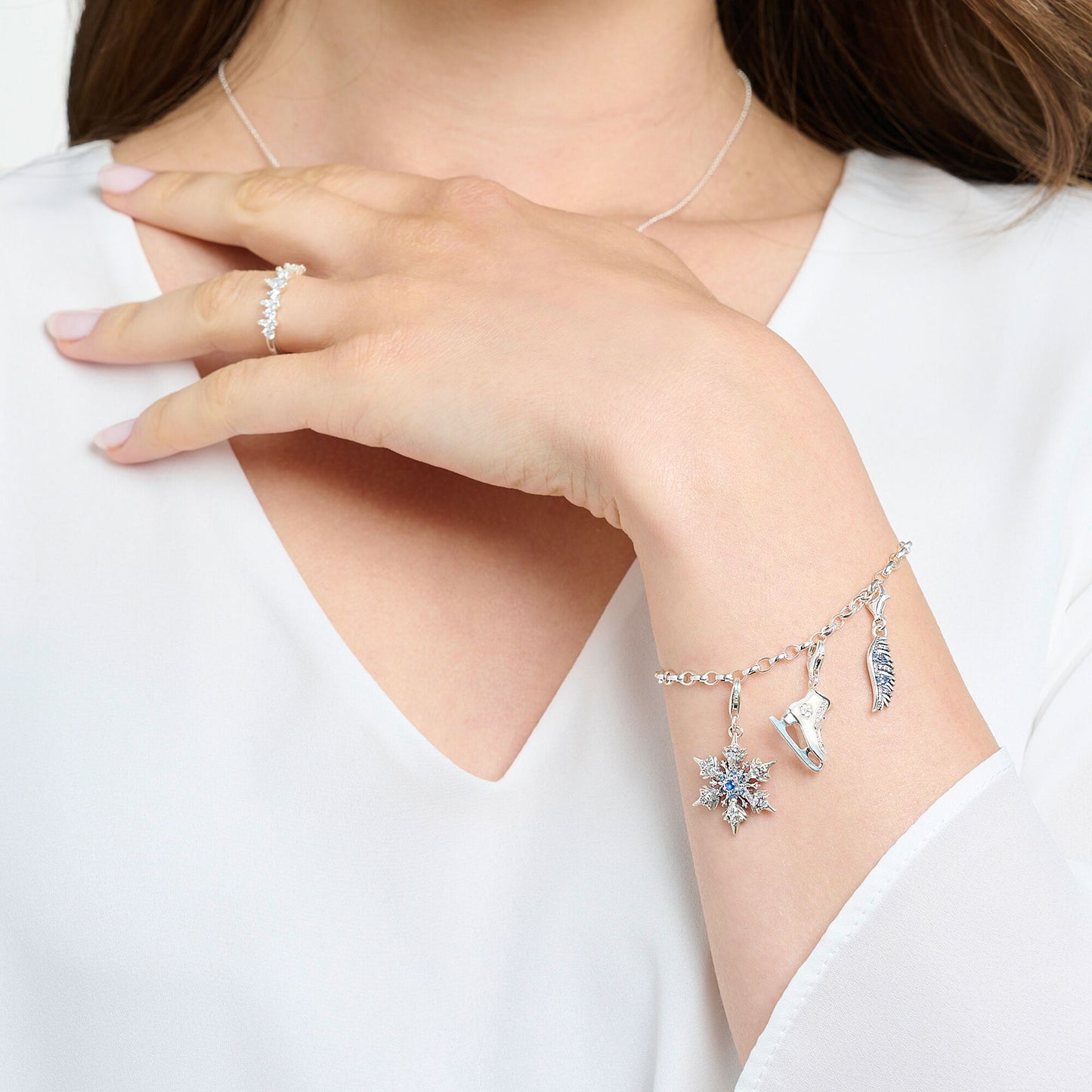 THOMAS SABO - Charm-Anhänger Schlittschuh in Silber