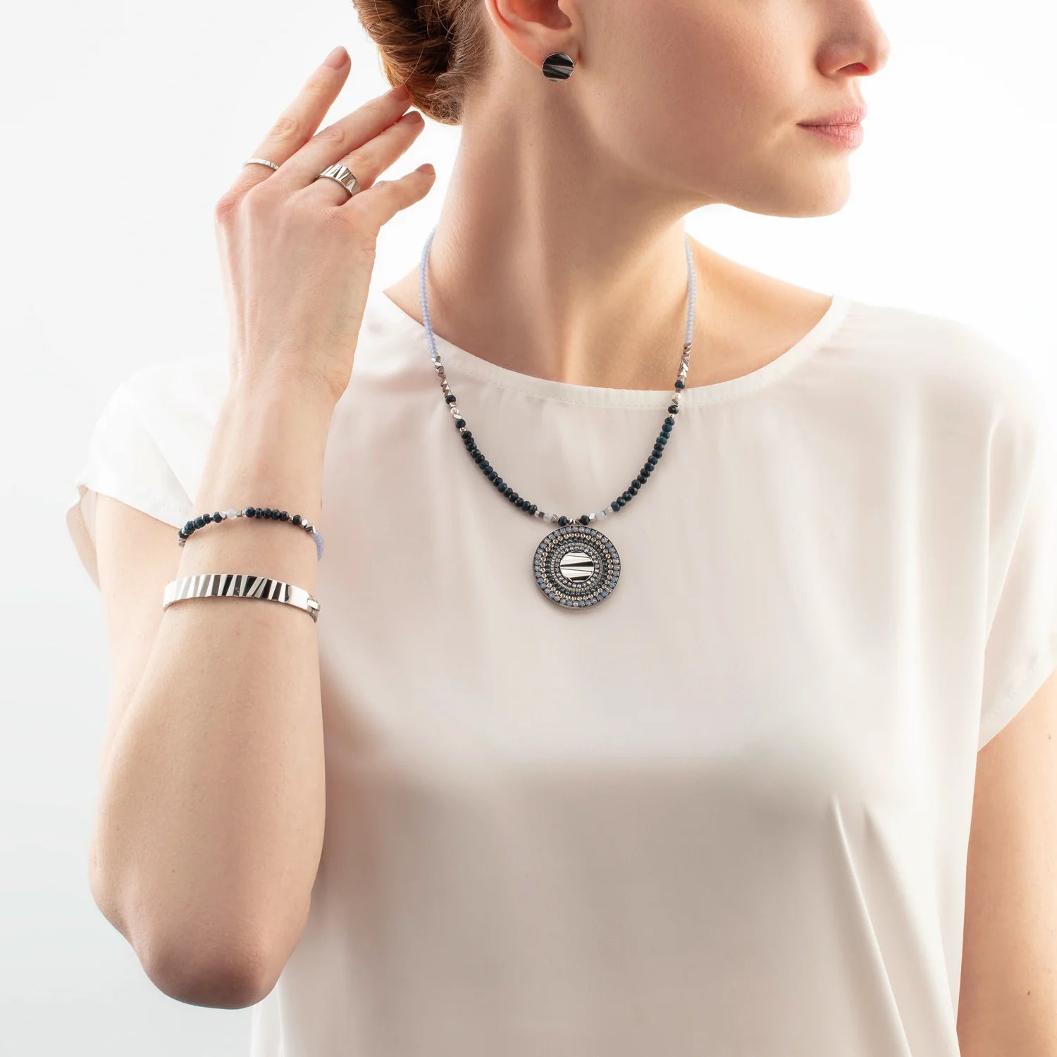 COEUR DE LION - Halskette Amulett Modern Future