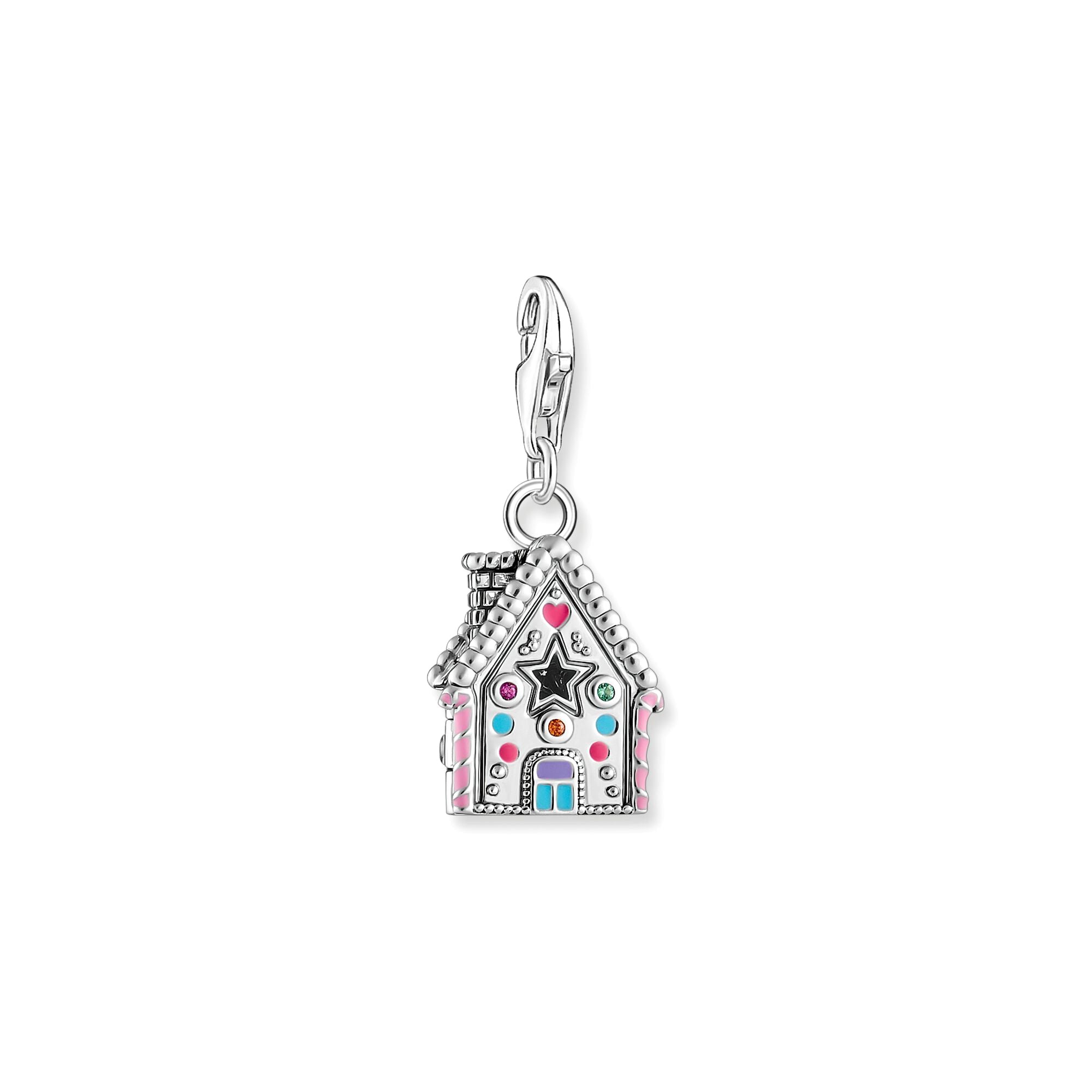 THOMAS SABO - Charm-Anhänger Lebkuchenhaus in Silber - Juwelier Donkel