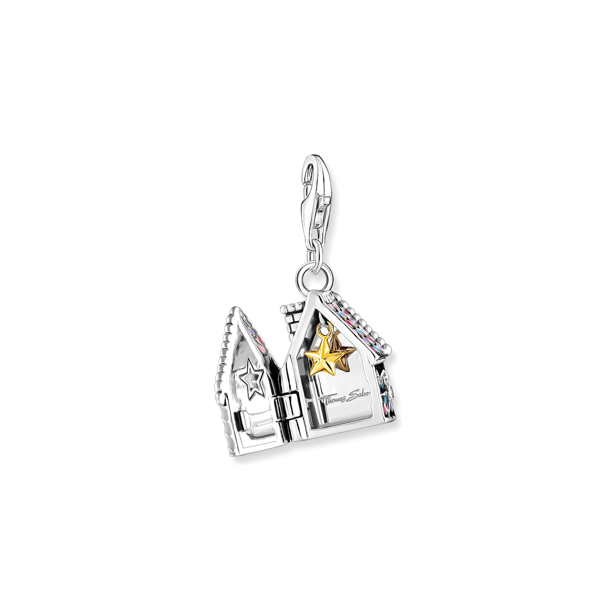 THOMAS SABO - Charm-Anhänger Lebkuchenhaus in Silber - Juwelier Donkel