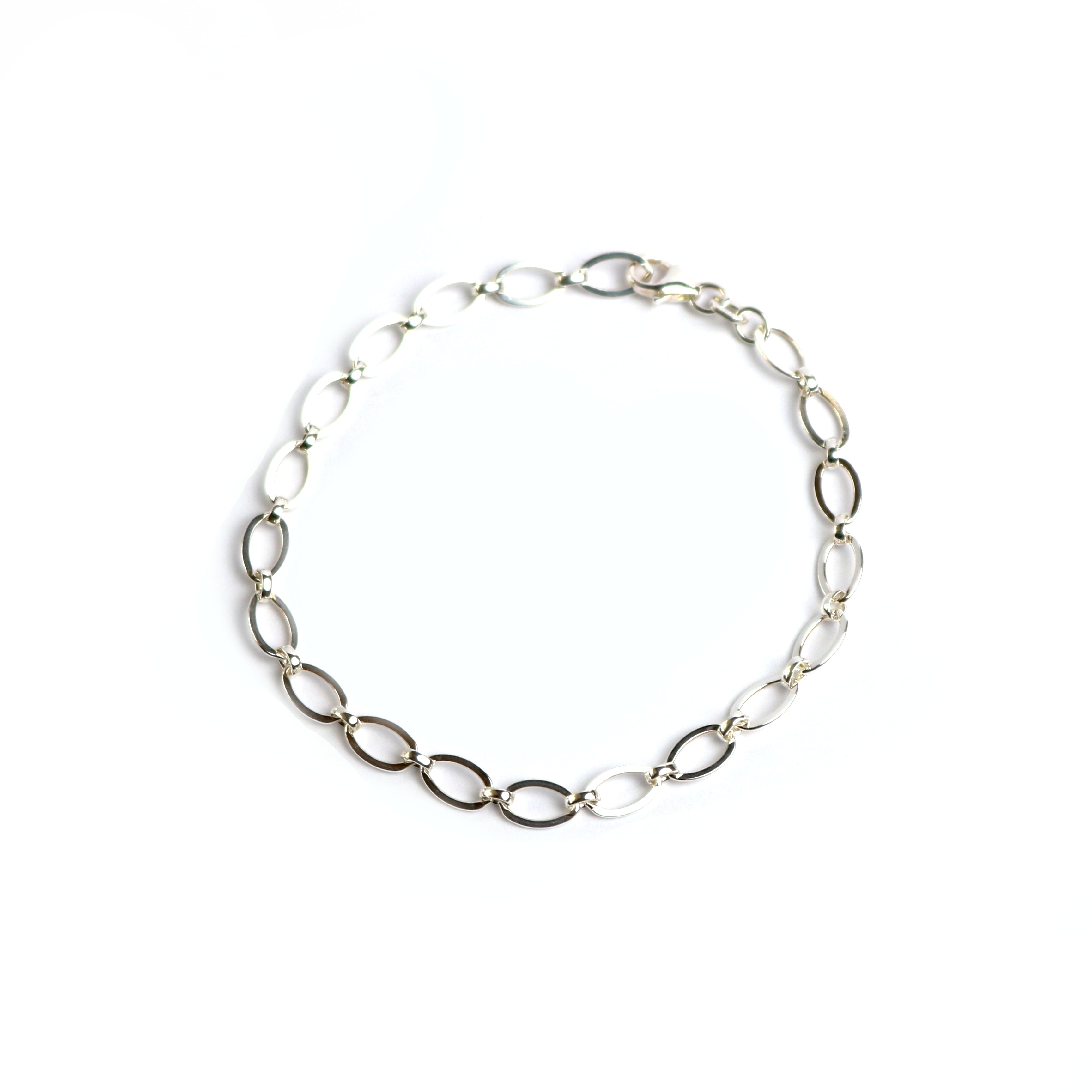 Armkette in Silber mit großen Gliedern - Juwelier Donkel