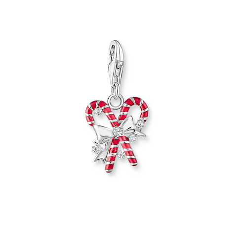 THOMAS SABO - Charm-Anhänger Zuckerstangen in Silber