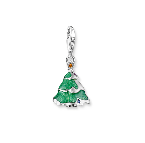 THOMAS SABO - Charm-Anhänger Weihnachtsbaum in Silber - Juwelier Donkel
