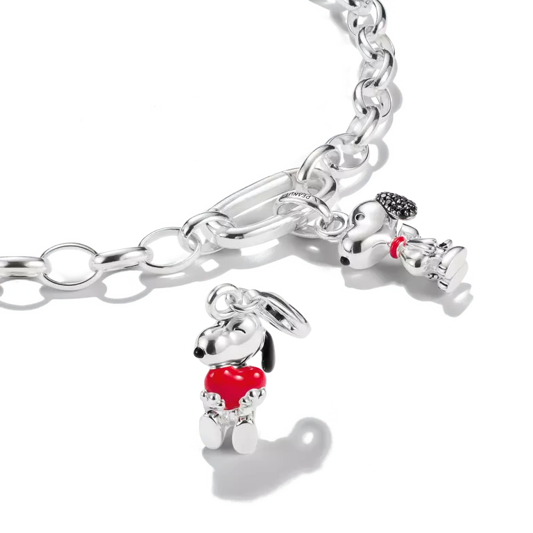 THOMAS SABO - Charm Snoopy mit Herz – Original