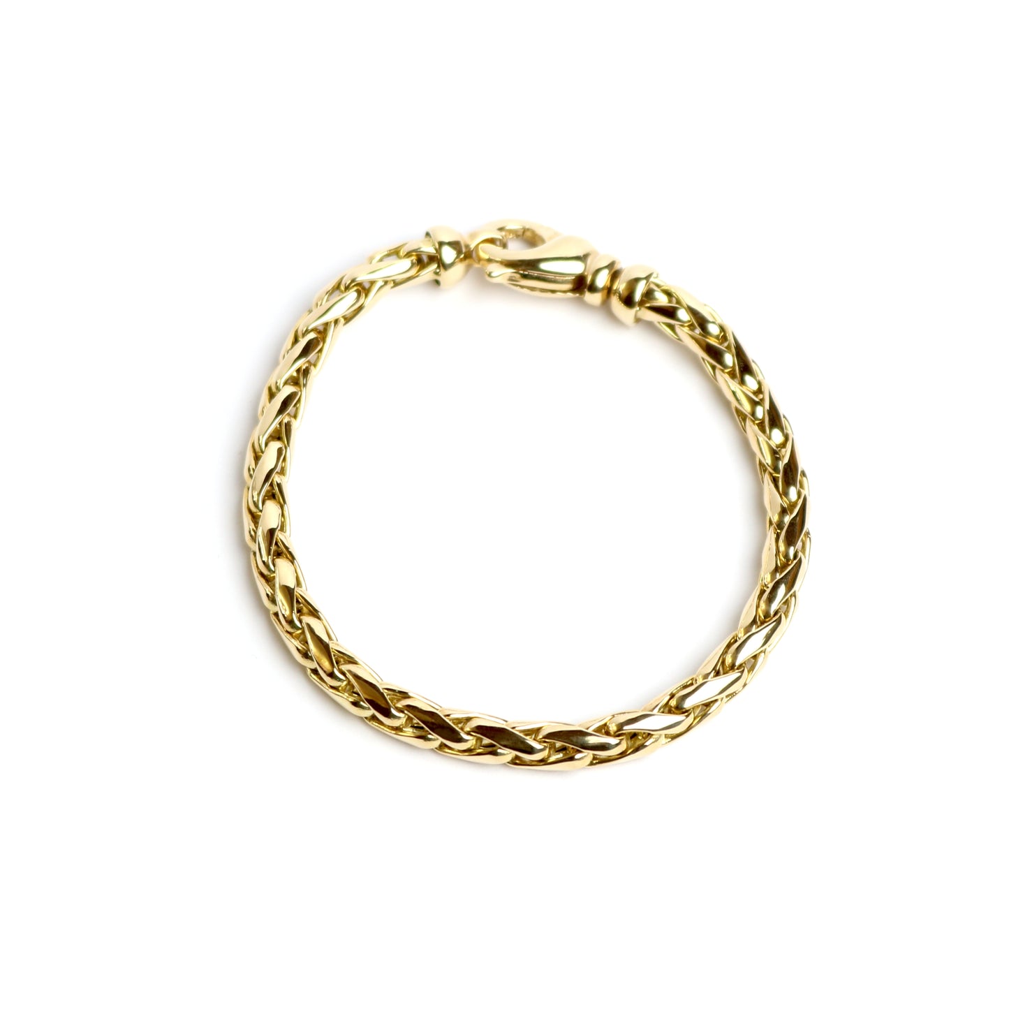 WILHELM MÜLLER - Armkette in Gold mit Zopf Muster