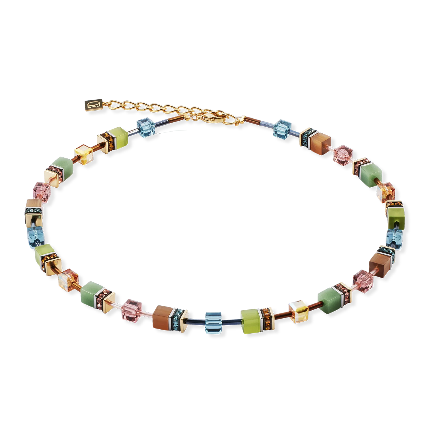 GeoCUBE® Iconic Halskette Forest bicolor - Juwelier Donkel