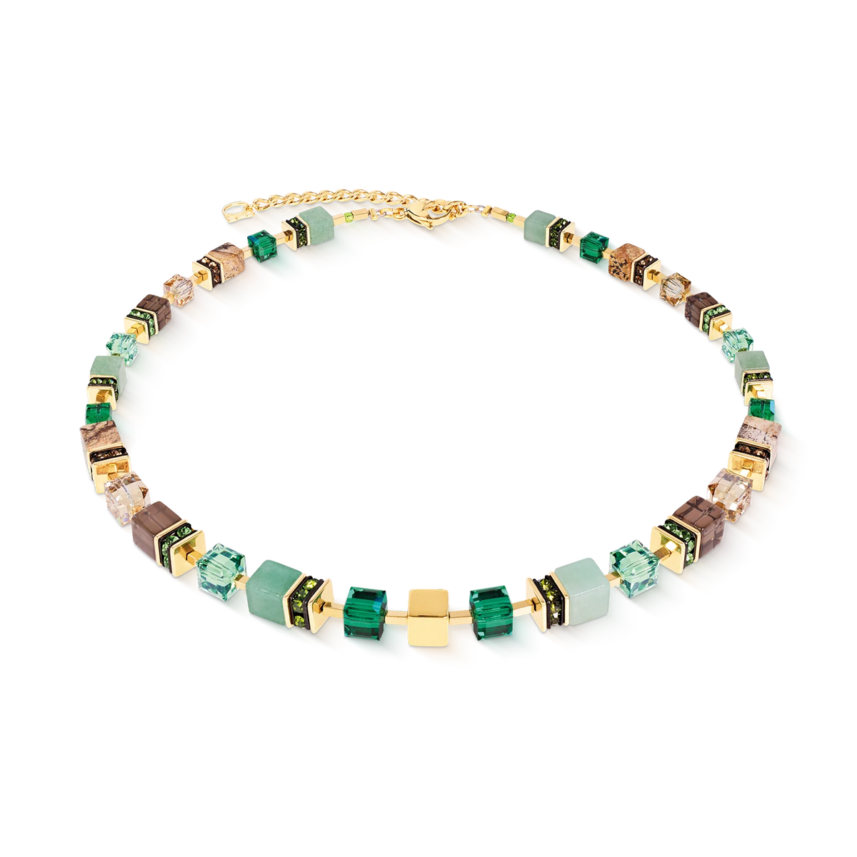 GeoCUBE® Precious Statement Halskette Emerald Garden