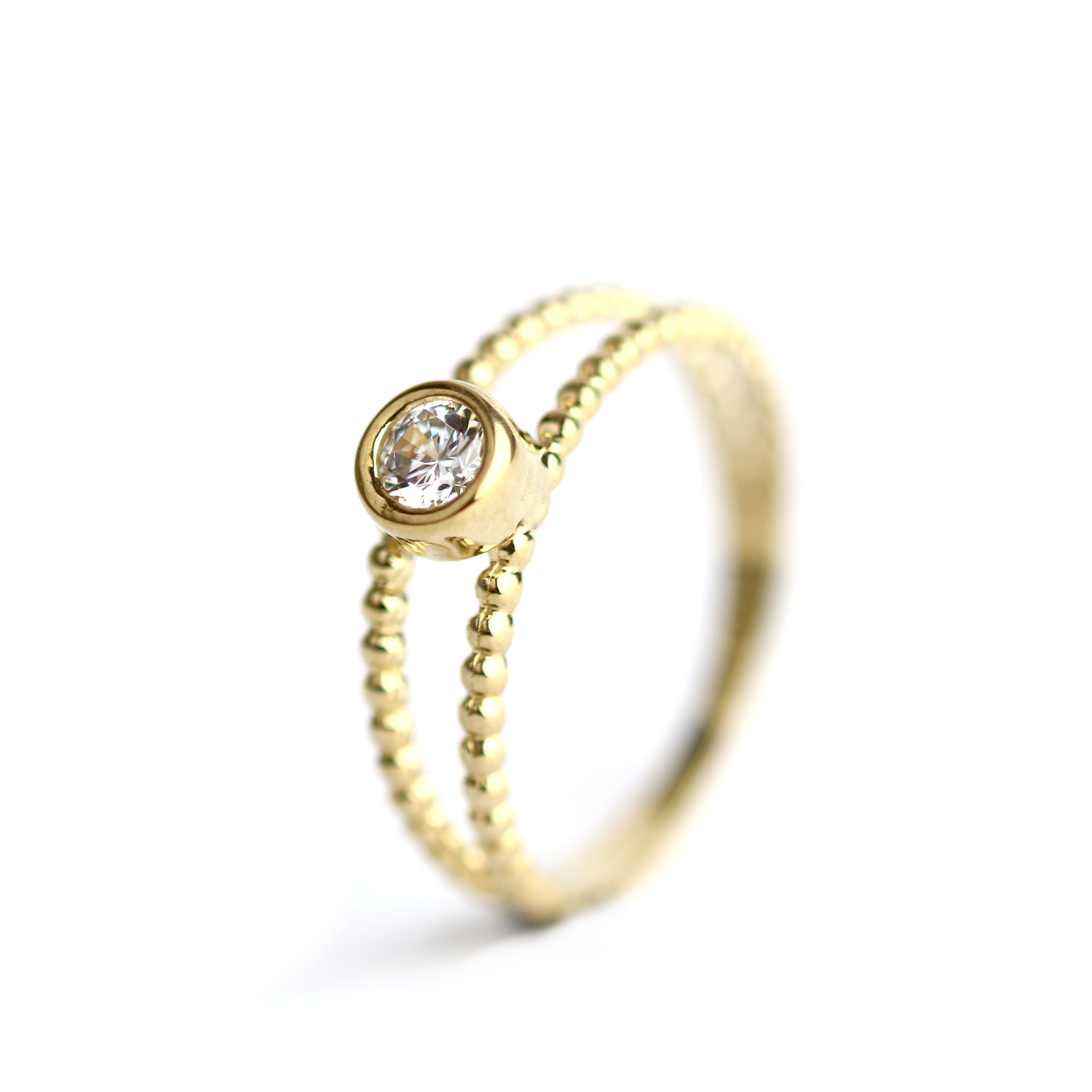 WILHELM MÜLLER - Ring in Gold mit Zirkonia - Juwelier Donkel