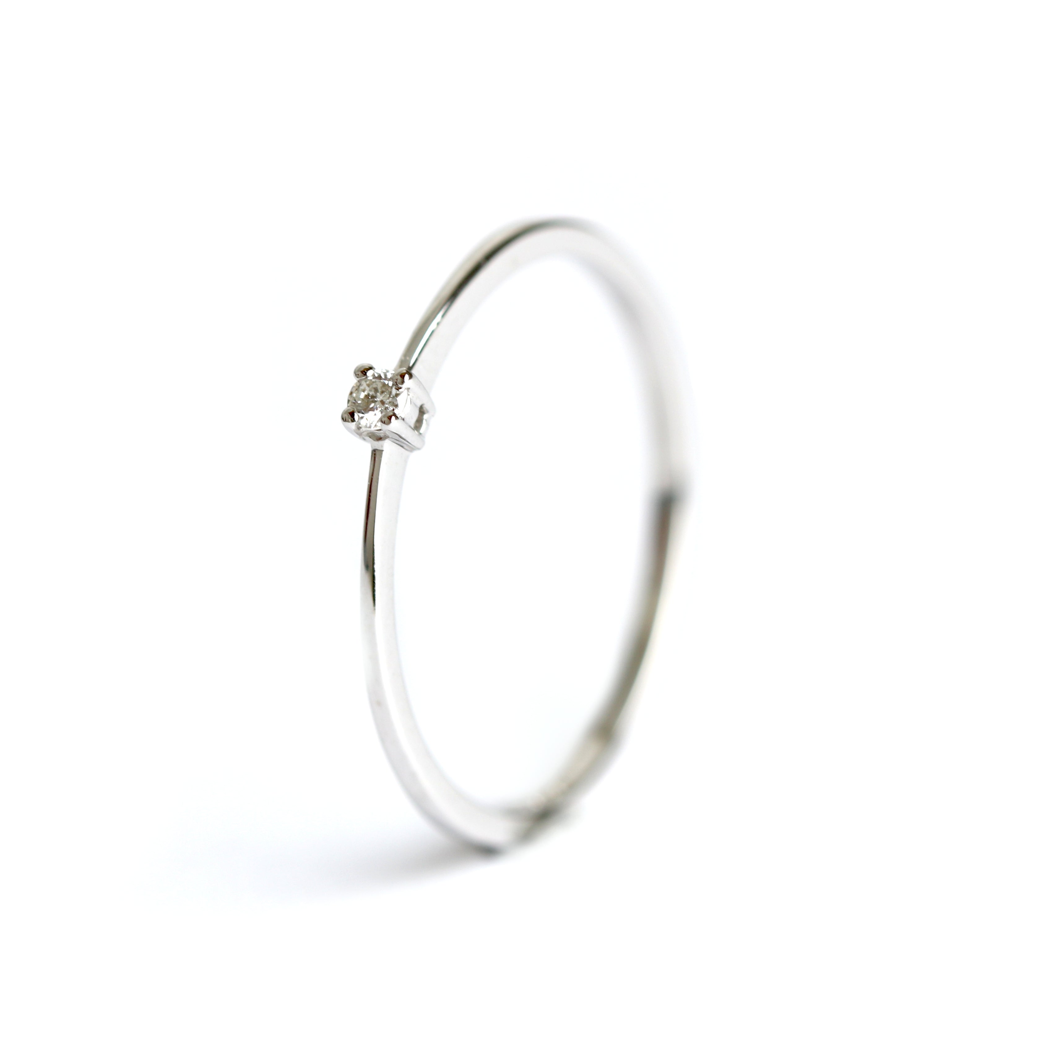 WILHELM MÜLLER - Ring in Weißgold mit Brillant 0,03ct - Juwelier Donkel