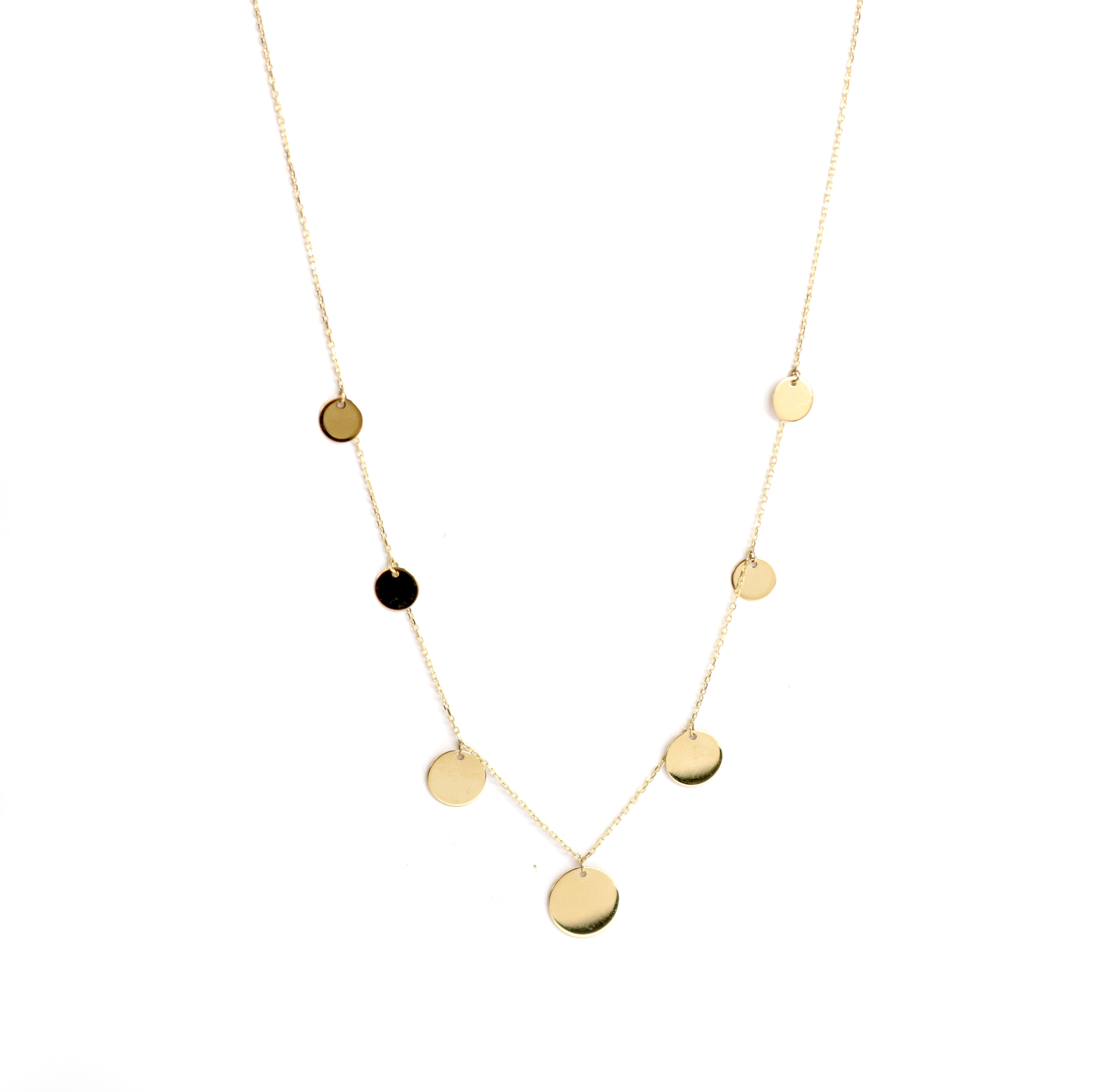 WILHELM MÜLLER - Halskette in Gold mit Gravurplatten - Juwelier Donkel