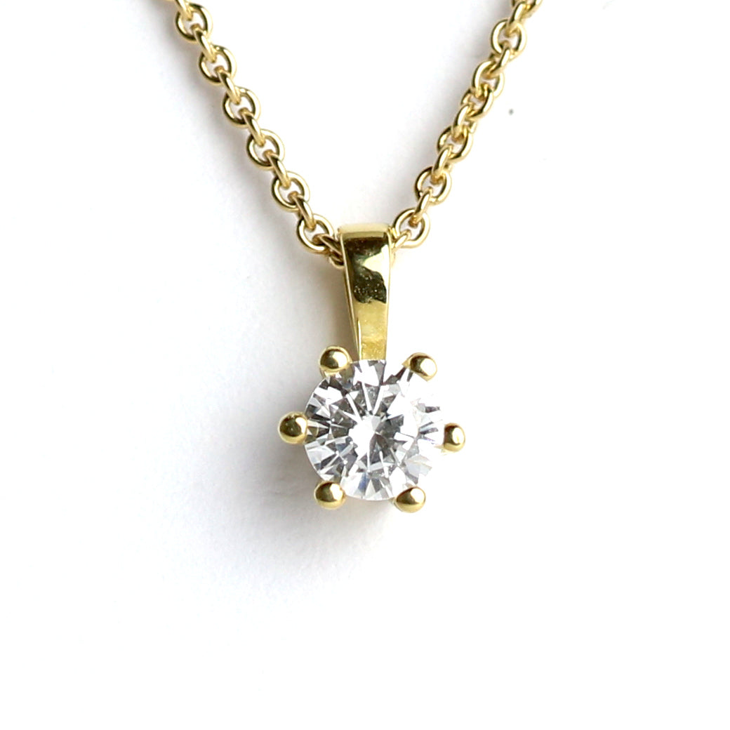 Anhänger in Gold mit Zirkonia - Juwelier Donkel