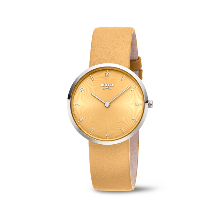 BOCCIA - Titanium Damenuhr gelb 36mm