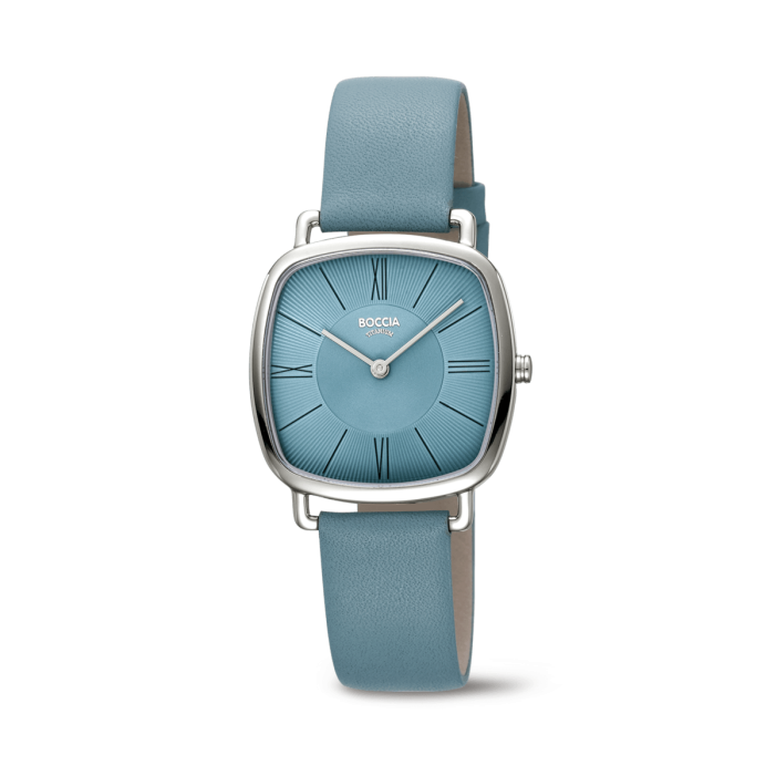 BOCCIA - Titanium Damenuhr hellblau 33mm