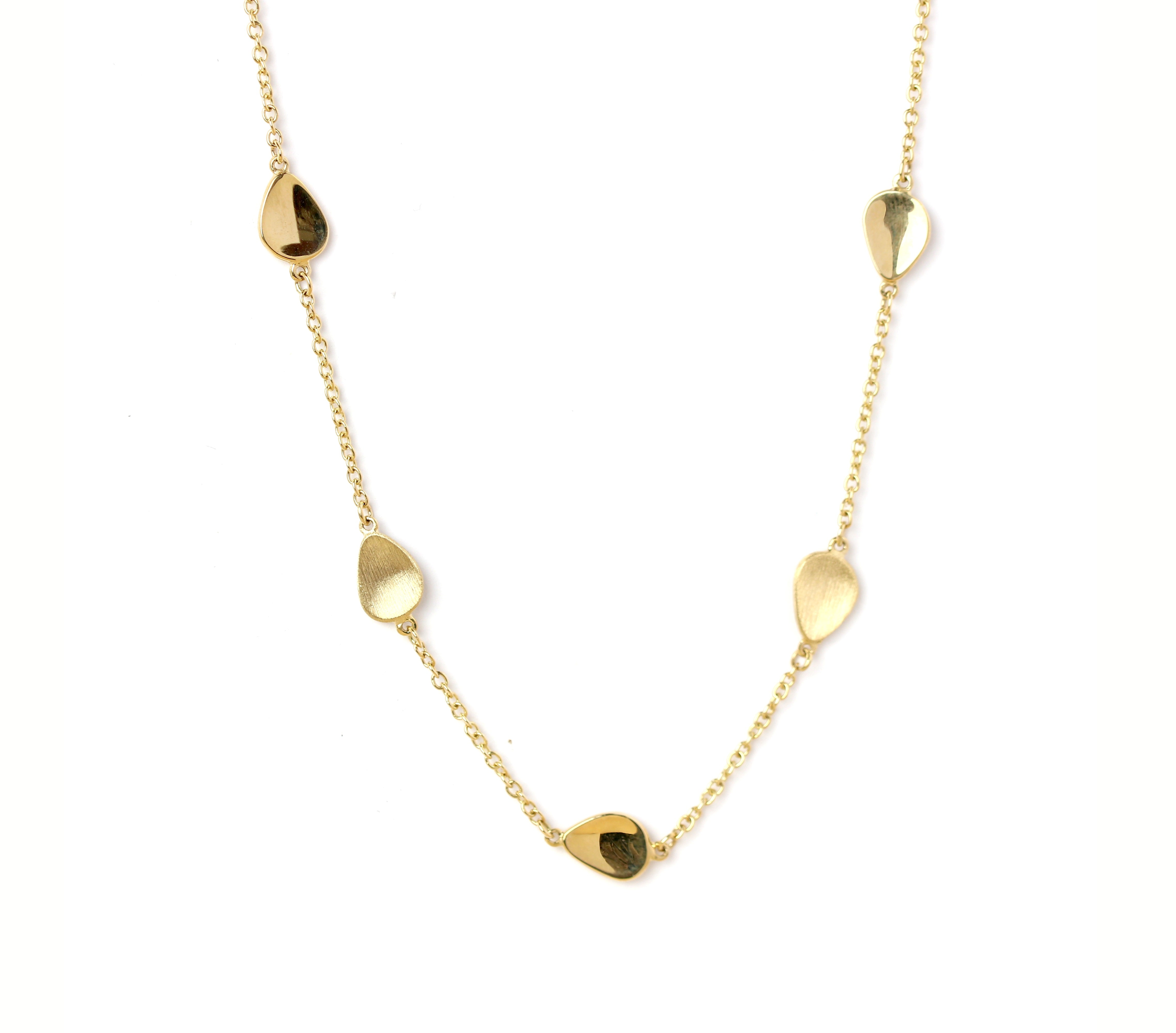 WILHELM MÜLLER - Halskette in Gold mit ovalen Elementen - Juwelier Donkel