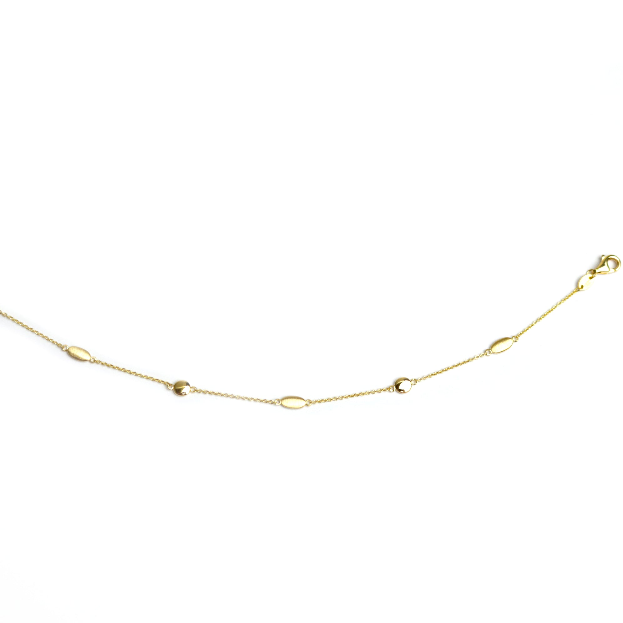 WILHELM MÜLLER - Armkette in Gold mit runden und ovalen Motiven - Juwelier Donkel