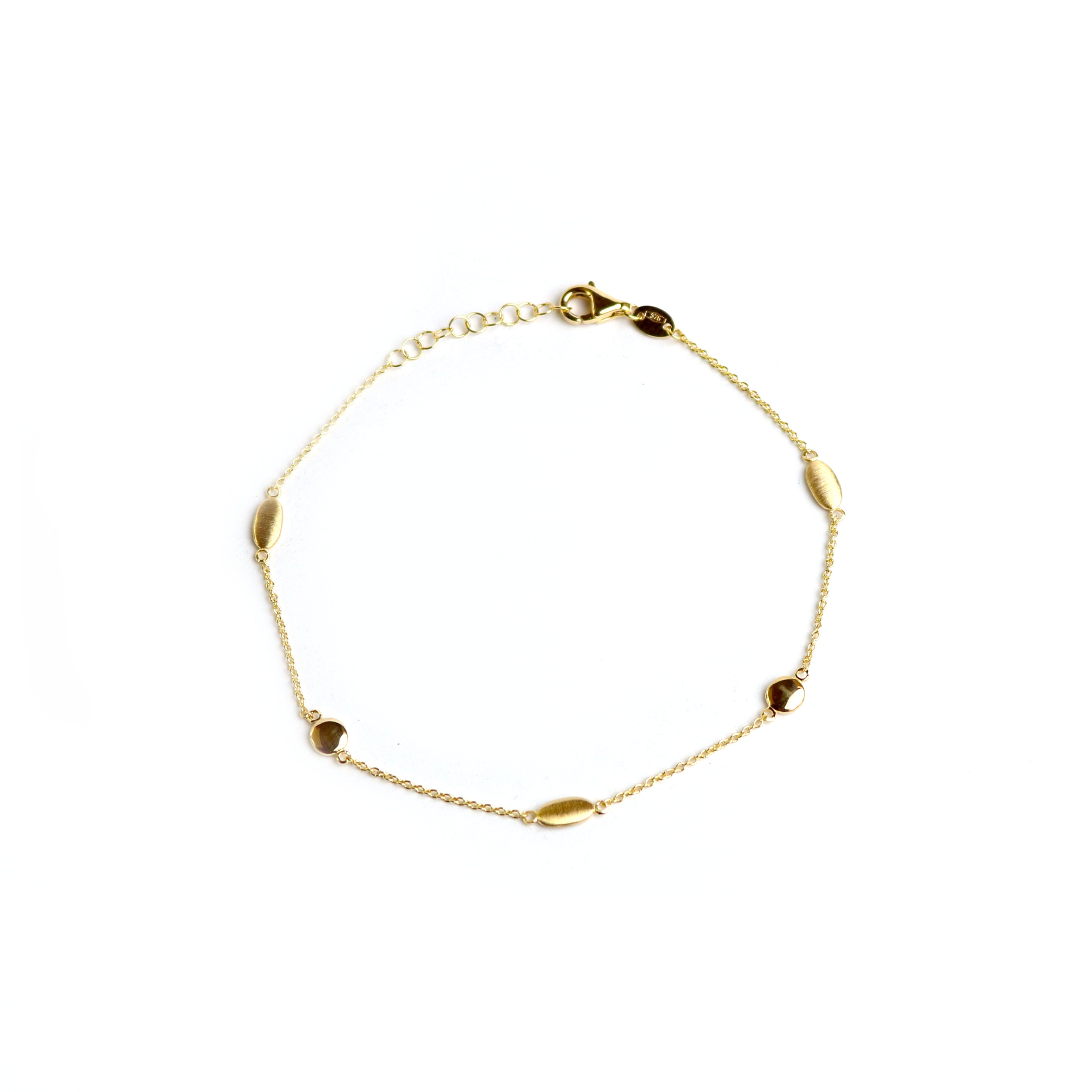 WILHELM MÜLLER - Armkette in Gold mit runden und ovalen Motiven - Juwelier Donkel