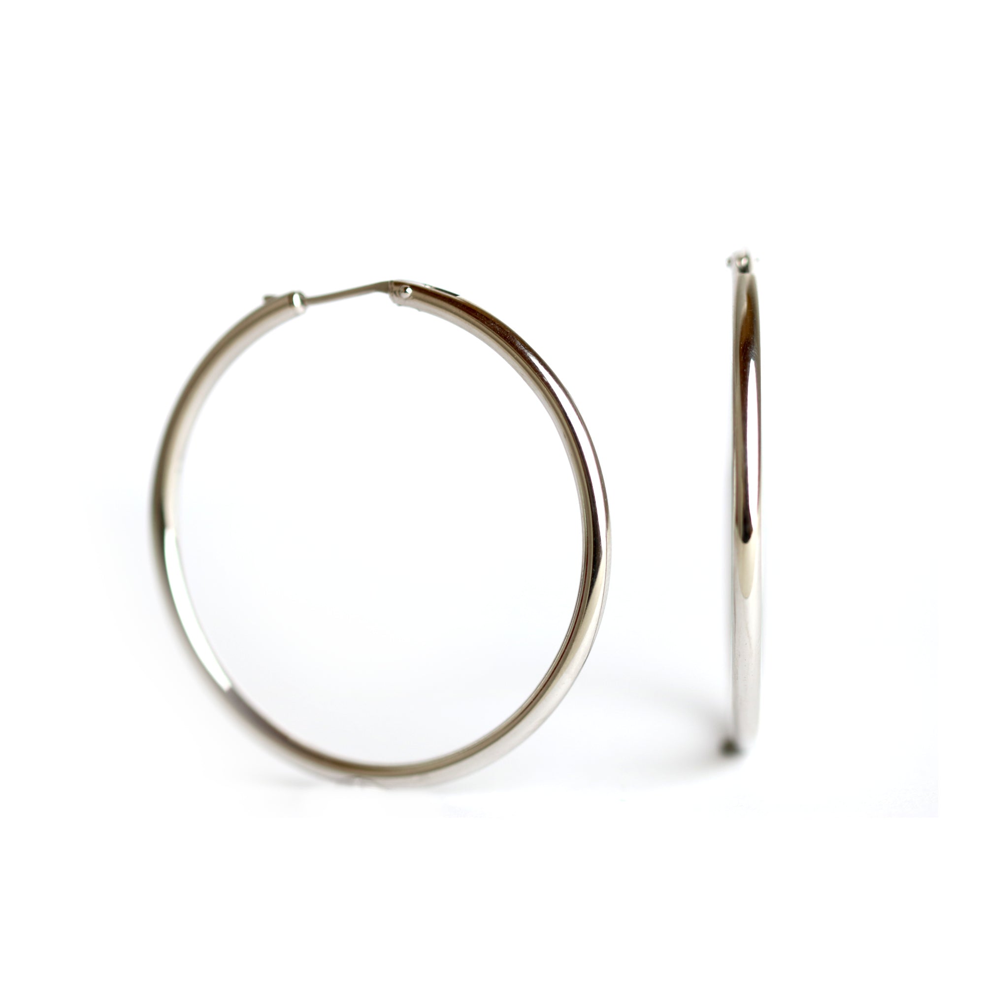 WILHELM MÜLLER - Creolen in Silber poliert - Juwelier Donkel