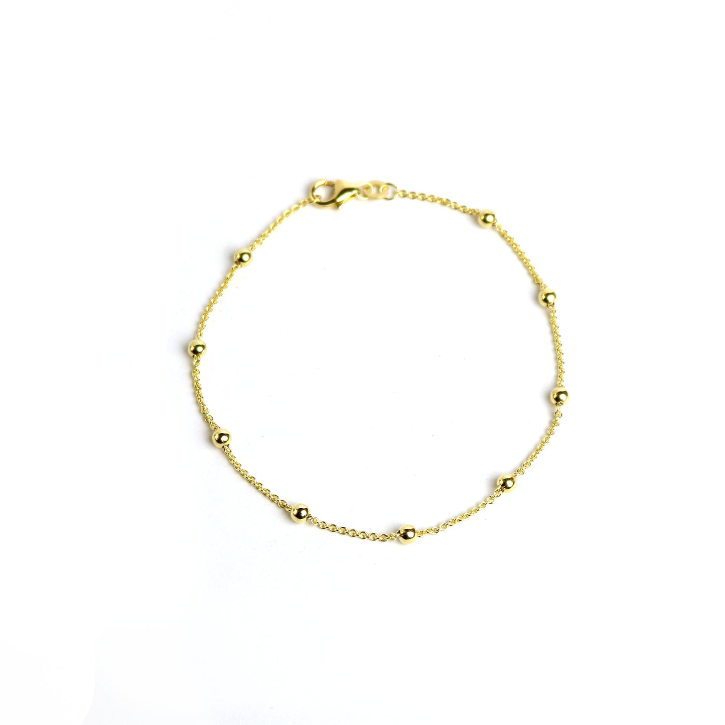 WILHELM MÜLLER - Armkette in Gold mit Kugeln