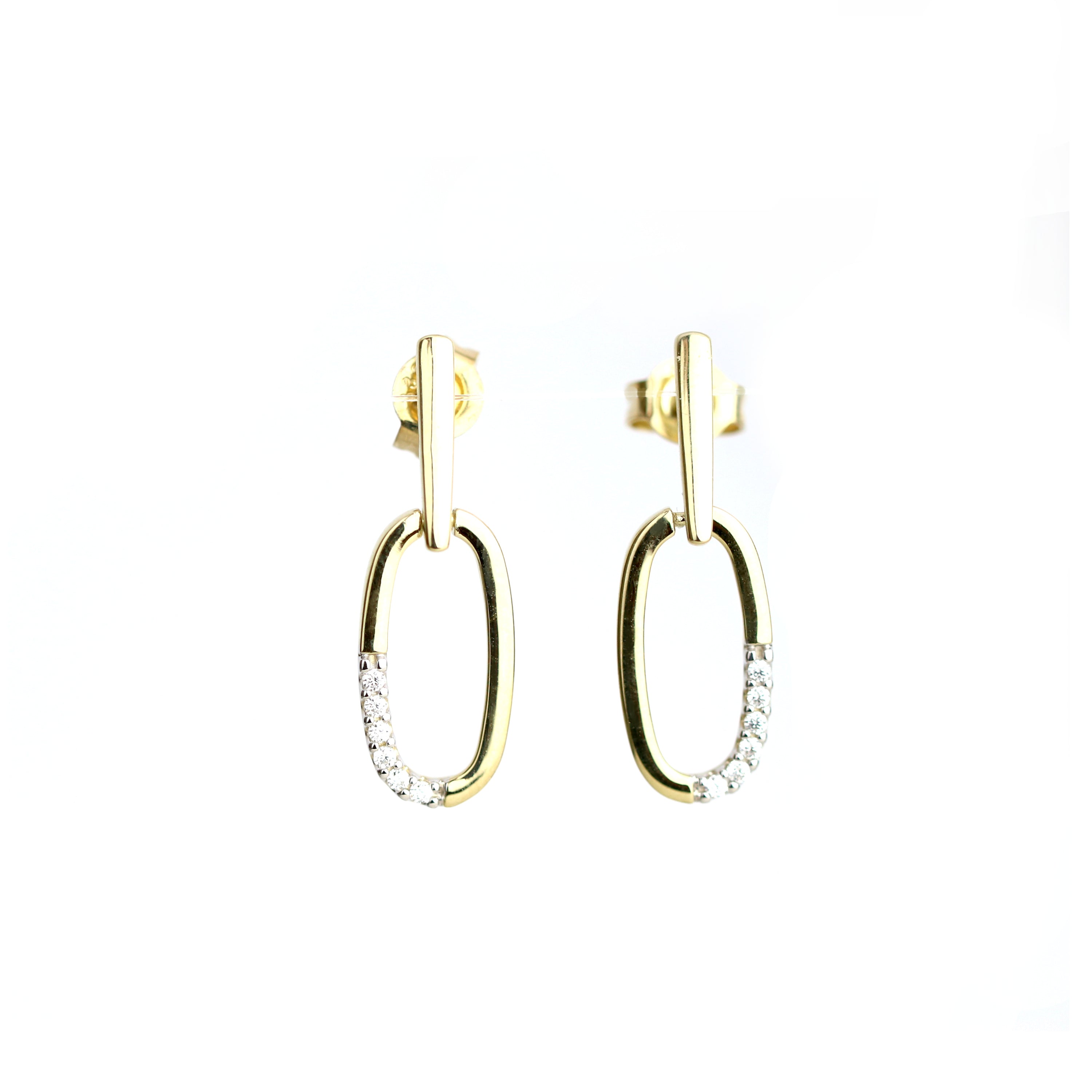 WILHELM MÜLLER - Ohrhänger in Gold mit Zirkonia - Juwelier Donkel