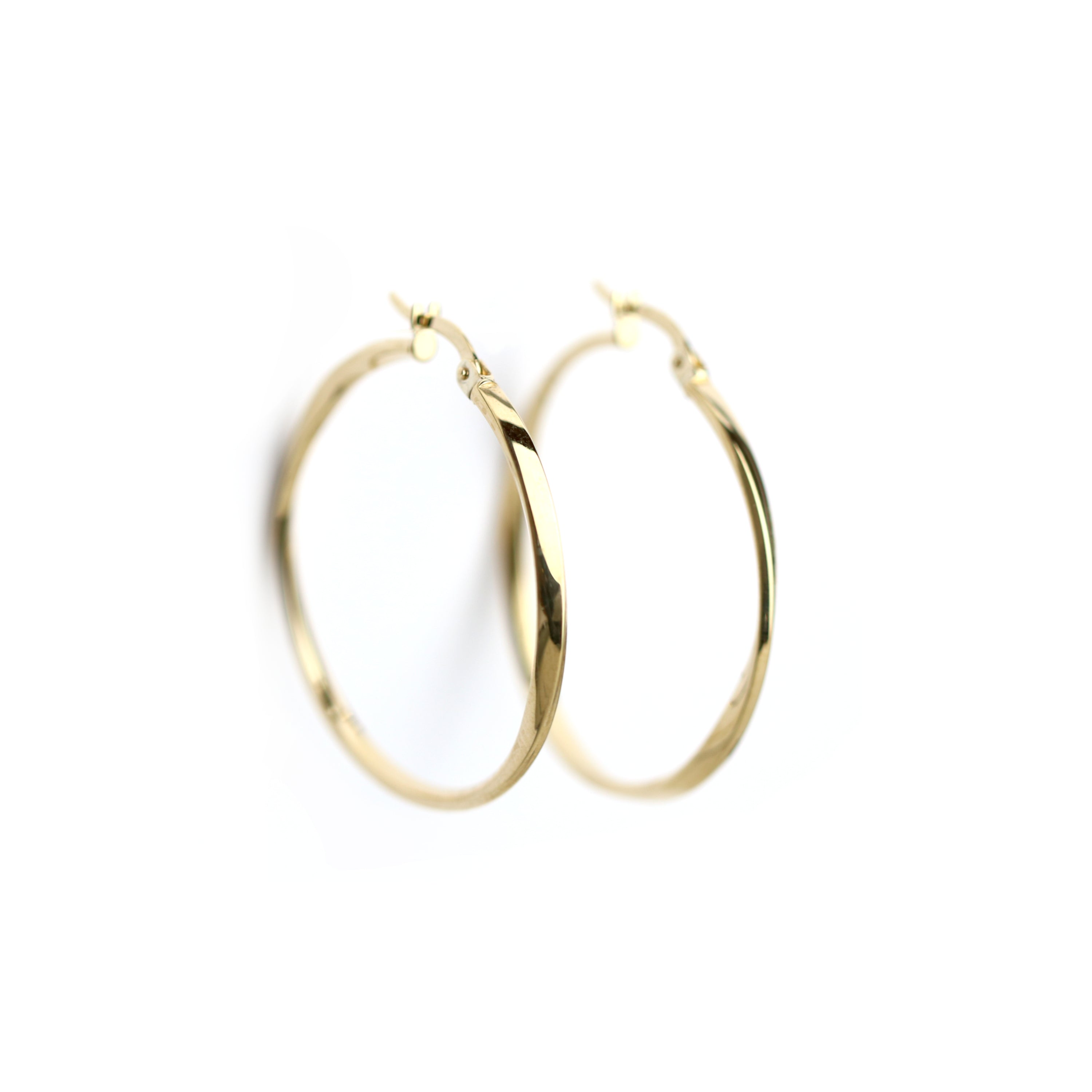 WILHELM MÜLLER - Creolen in Gold poliert - Juwelier Donkel