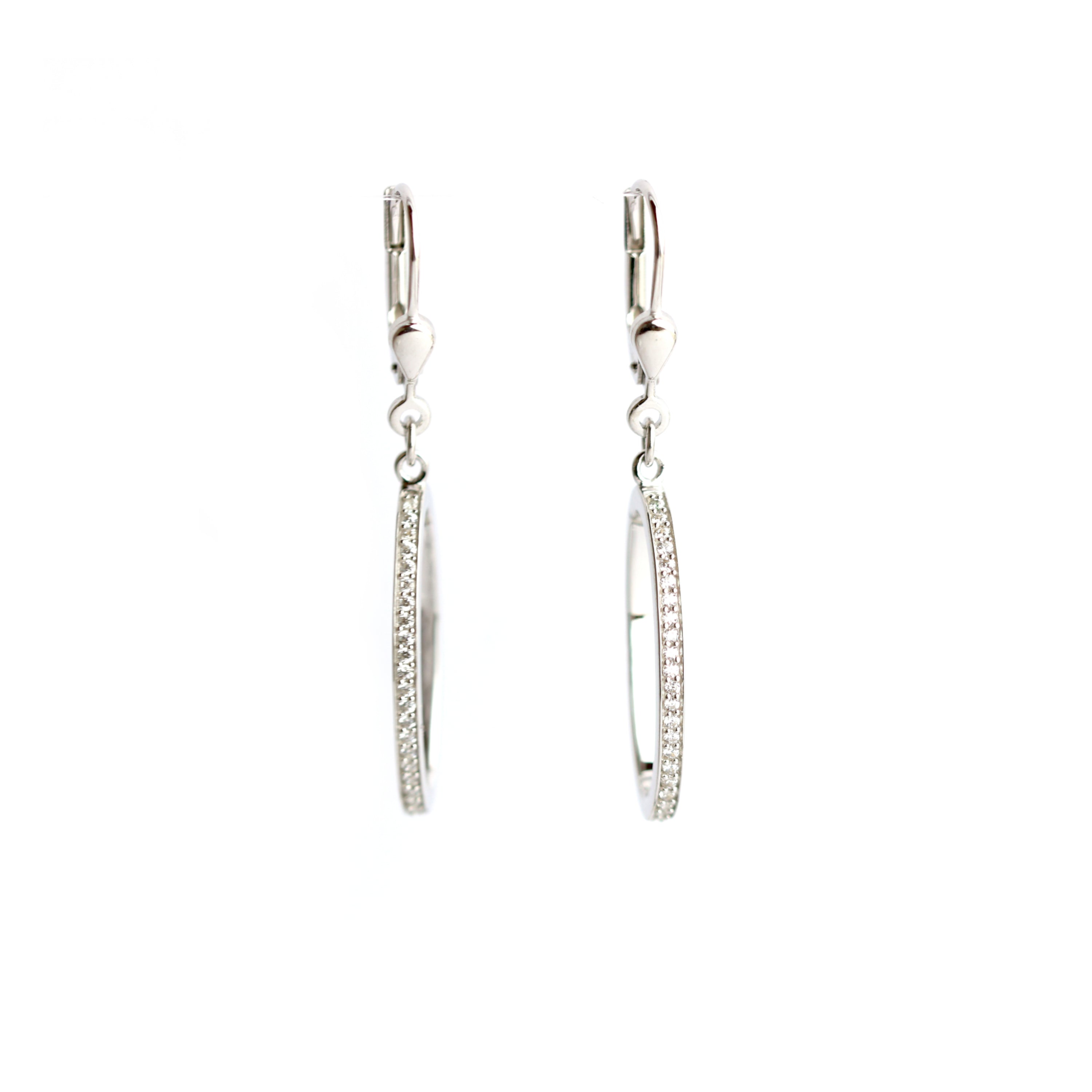 WILHELM MÜLLER - Ohrhänger in Silber mit Zirkonia - Juwelier Donkel