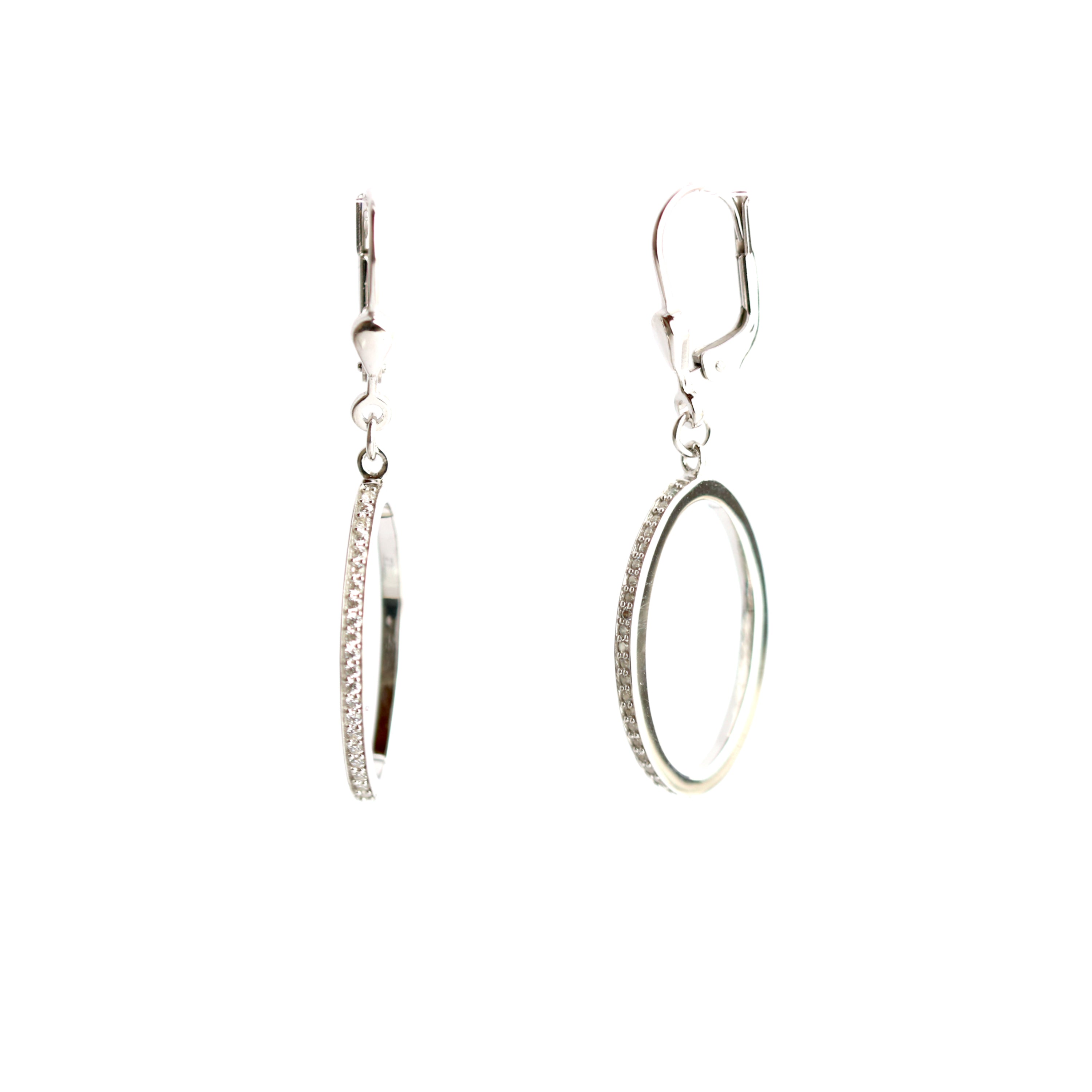 WILHELM MÜLLER - Ohrhänger in Silber mit Zirkonia - Juwelier Donkel