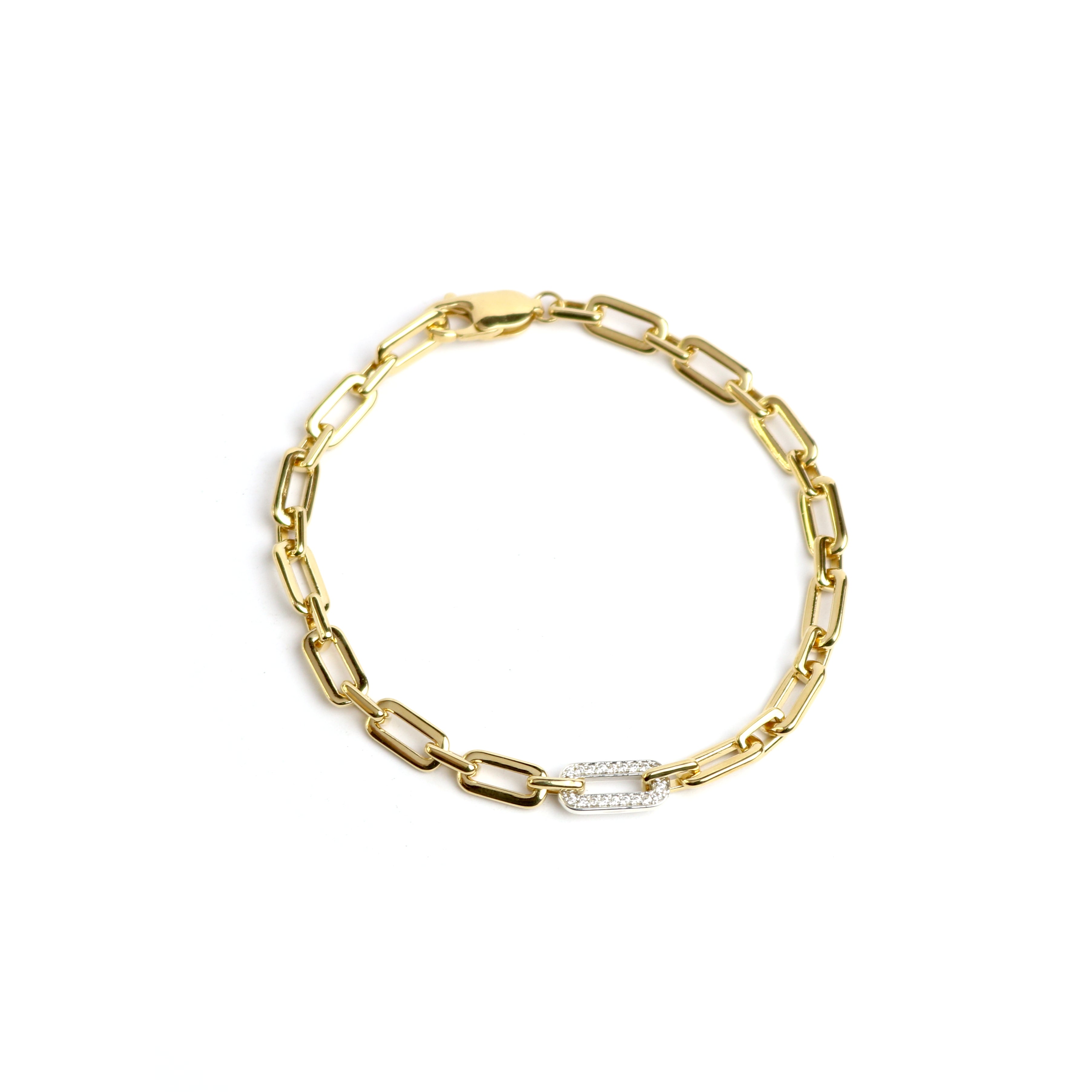 VIVENTY - Armkette in Silber vergoldet mit Zirkonia - Juwelier Donkel