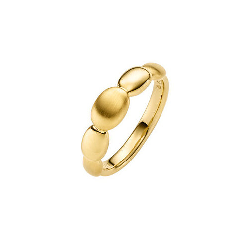 VIVENTY - Ring in Silber vergoldet teilweise mattiert