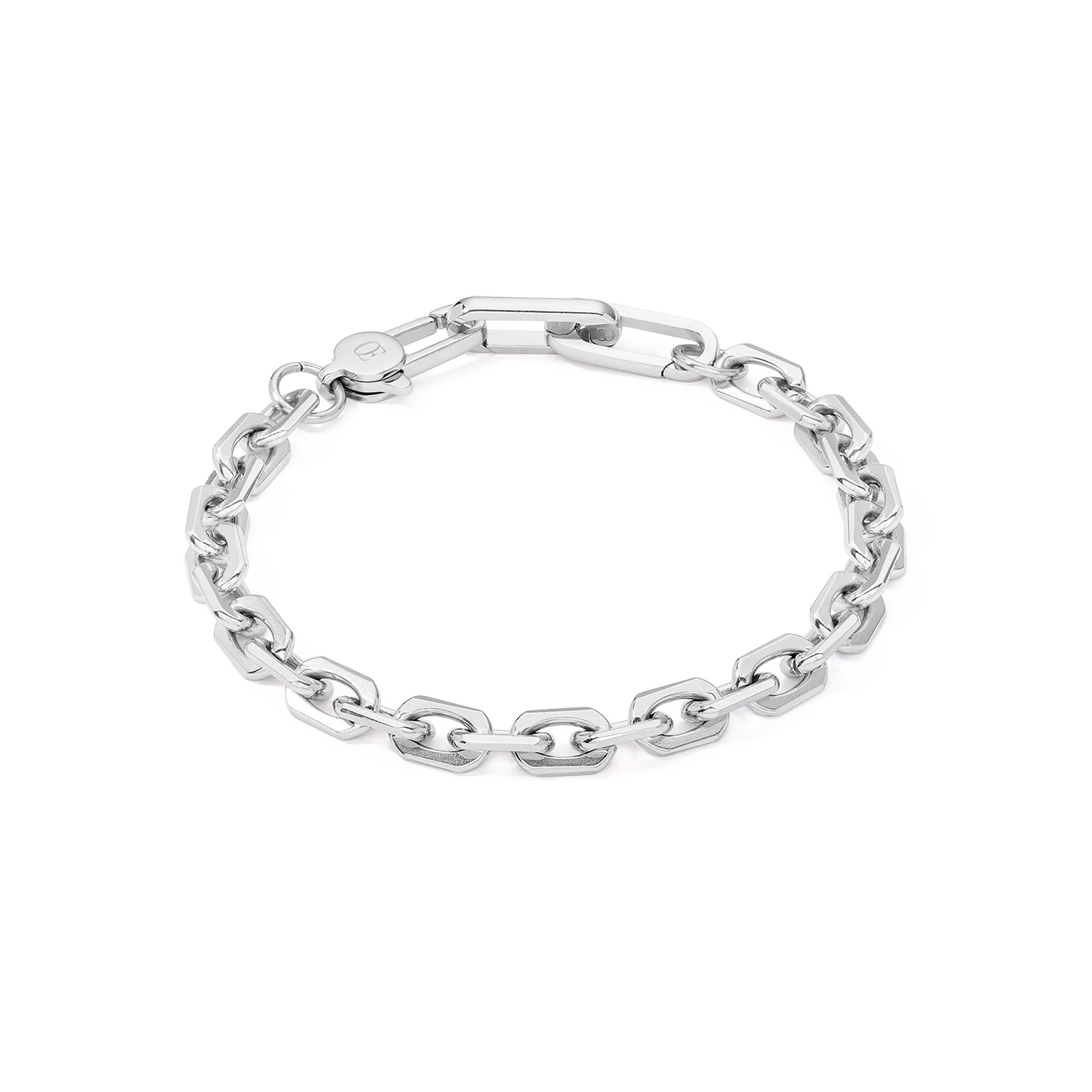 COEUR DE LION - Unisex Armband link chain silber in Edelstahl Grau