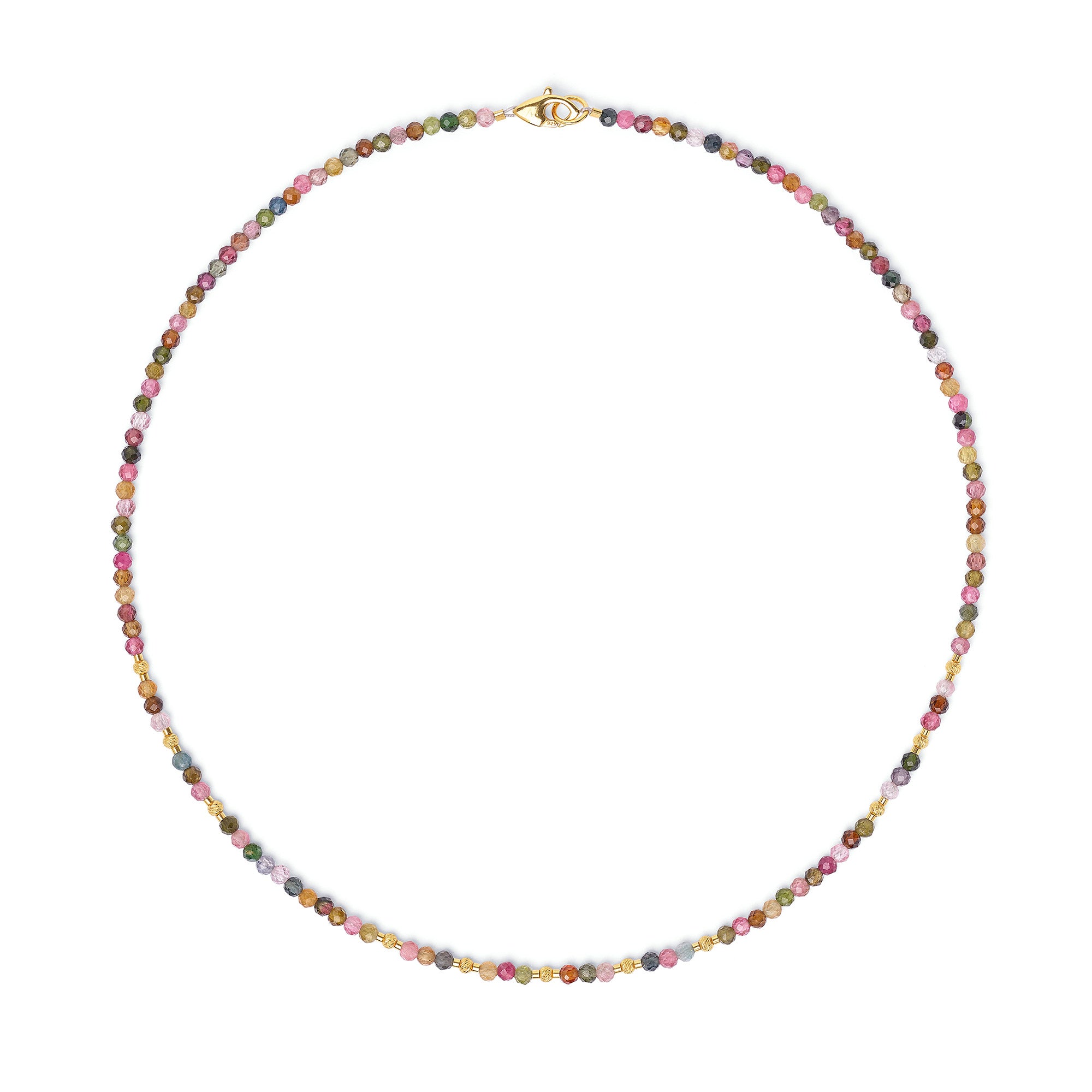 BERND WOLF - Halskette Indina in Silber vergoldet mit Turmalin - Juwelier Donkel