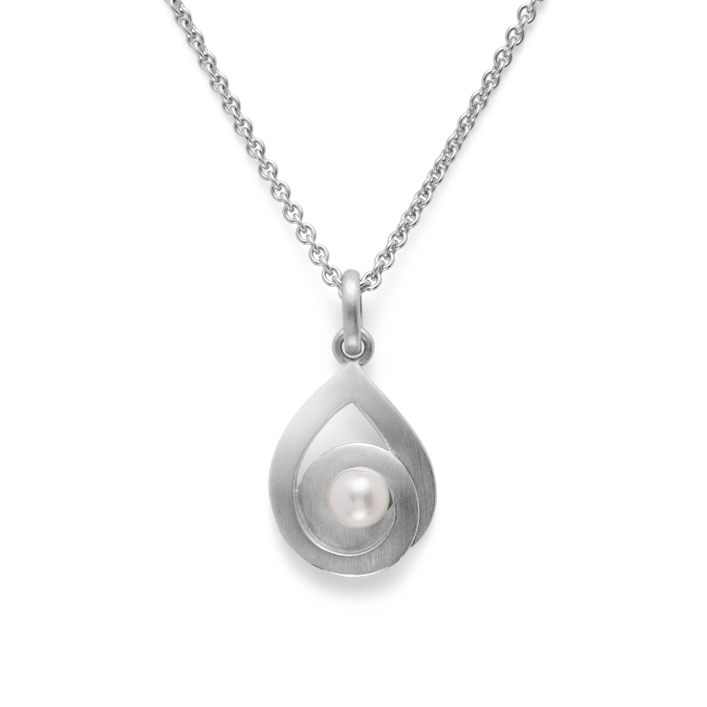 BASTIAN INVERUN - Anhänger Pearl of Drop in Silber mit Süßwasserperle - Juwelier Donkel