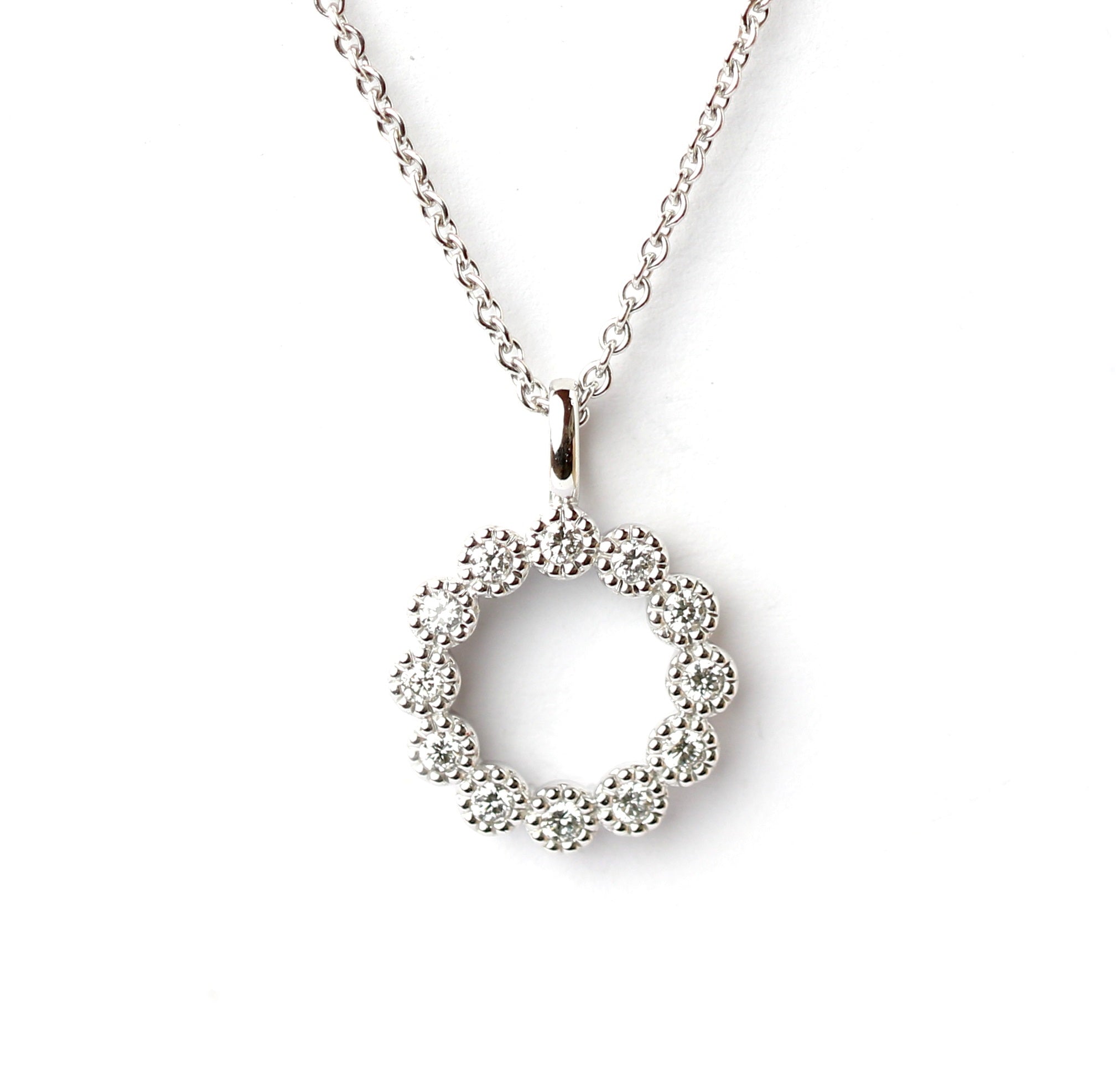 WILHELM MÜLLER - Anhänger in Weißgold mit Brillanten - Juwelier Donkel