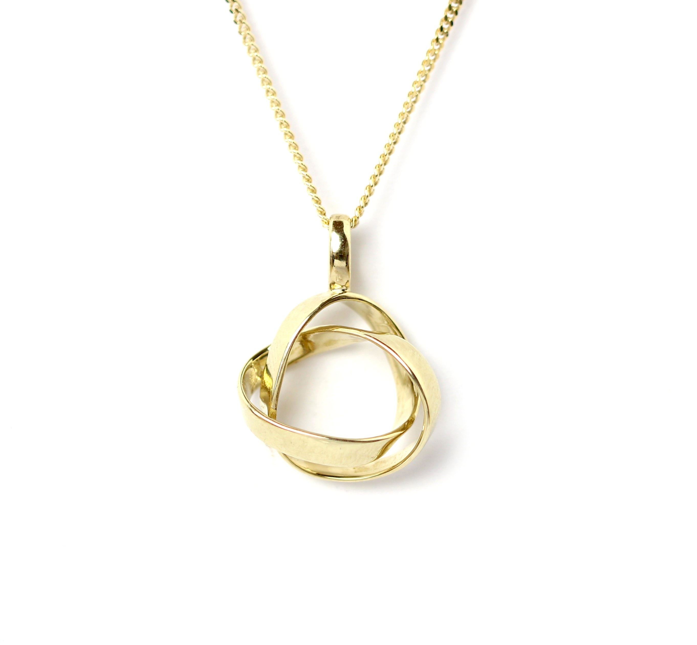 WILHELM MÜLLER - Anhänger in Gold Knoten poliert - Juwelier Donkel