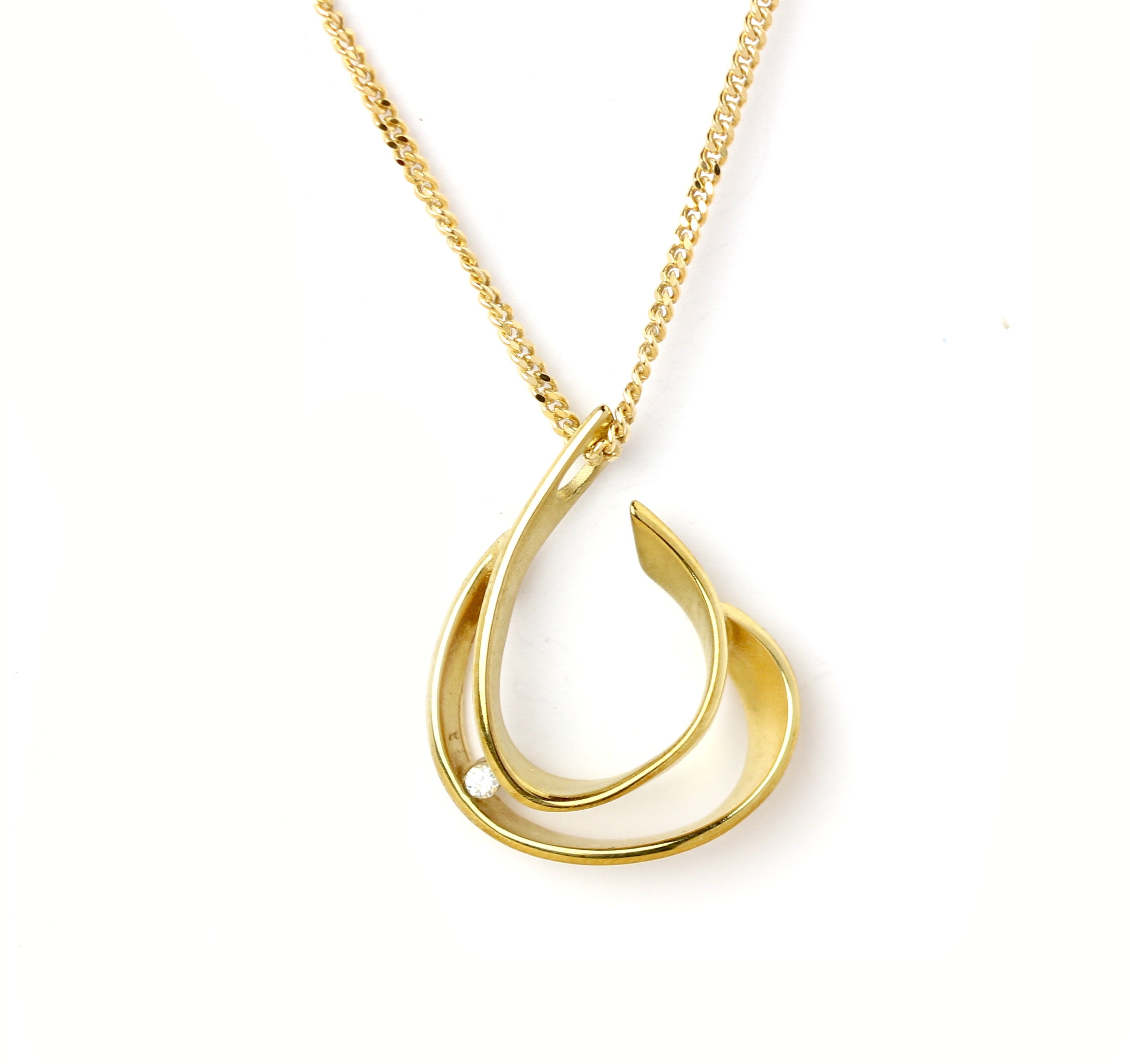 WILHELM MÜLLER - Anhänger in Gold mit Zirkonia - Juwelier Donkel