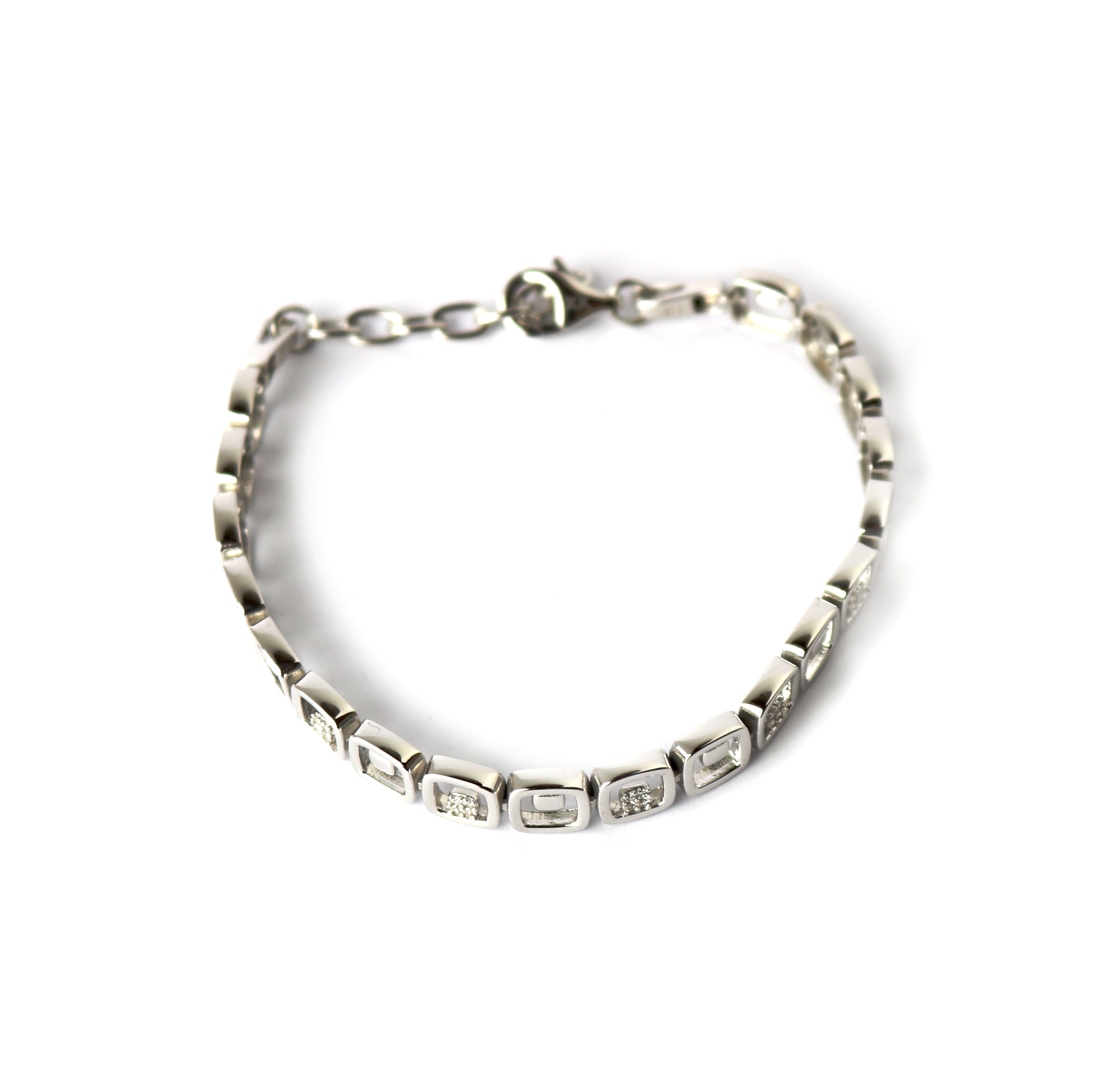 WILHELM MÜLLER - Armkette in Silber mit Zirkonia - Juwelier Donkel