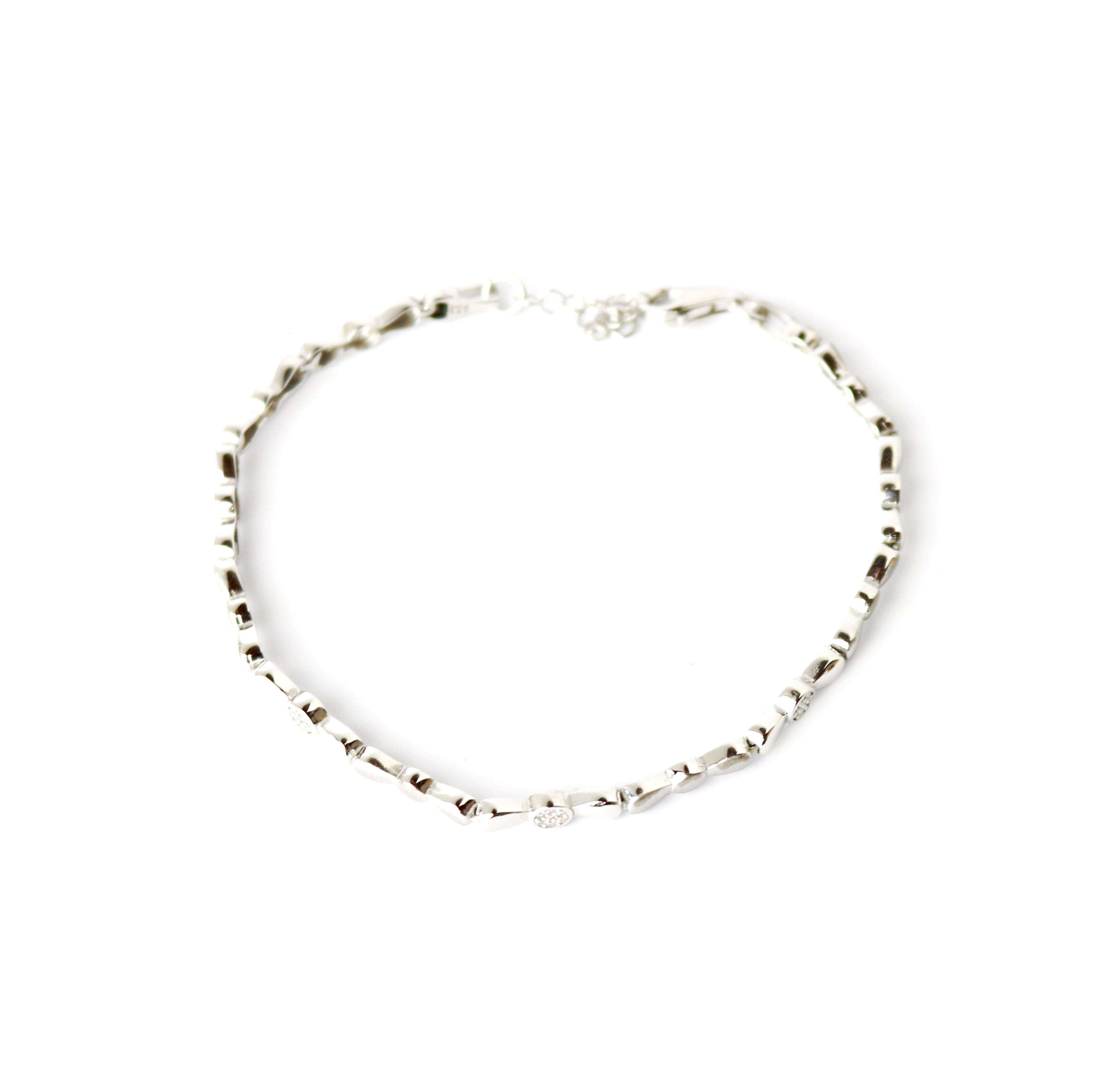 WILHELM MÜLLER - Armkette in Silber mit Zirkonia - Juwelier Donkel