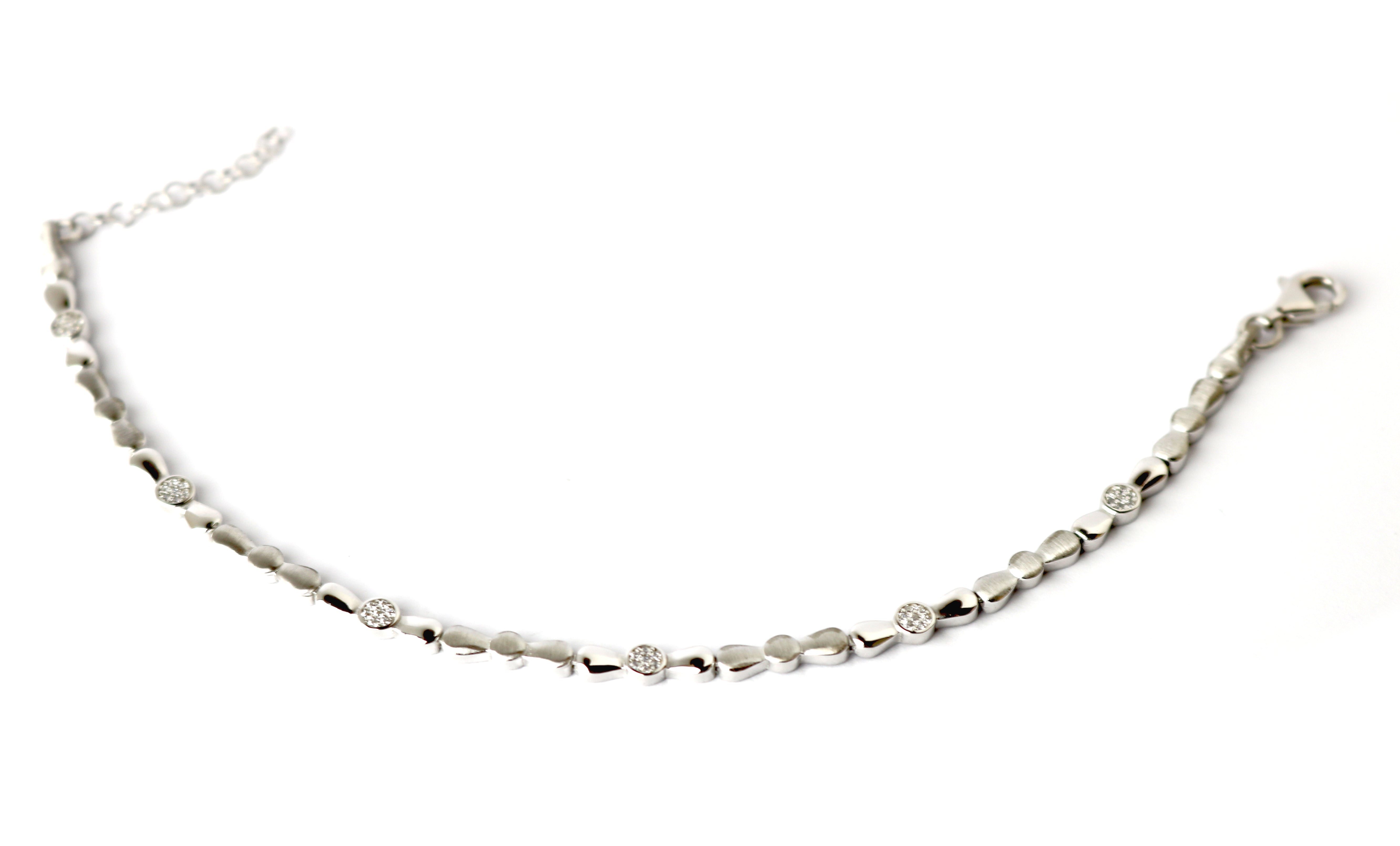 WILHELM MÜLLER - Armkette in Silber mit Zirkonia - Juwelier Donkel