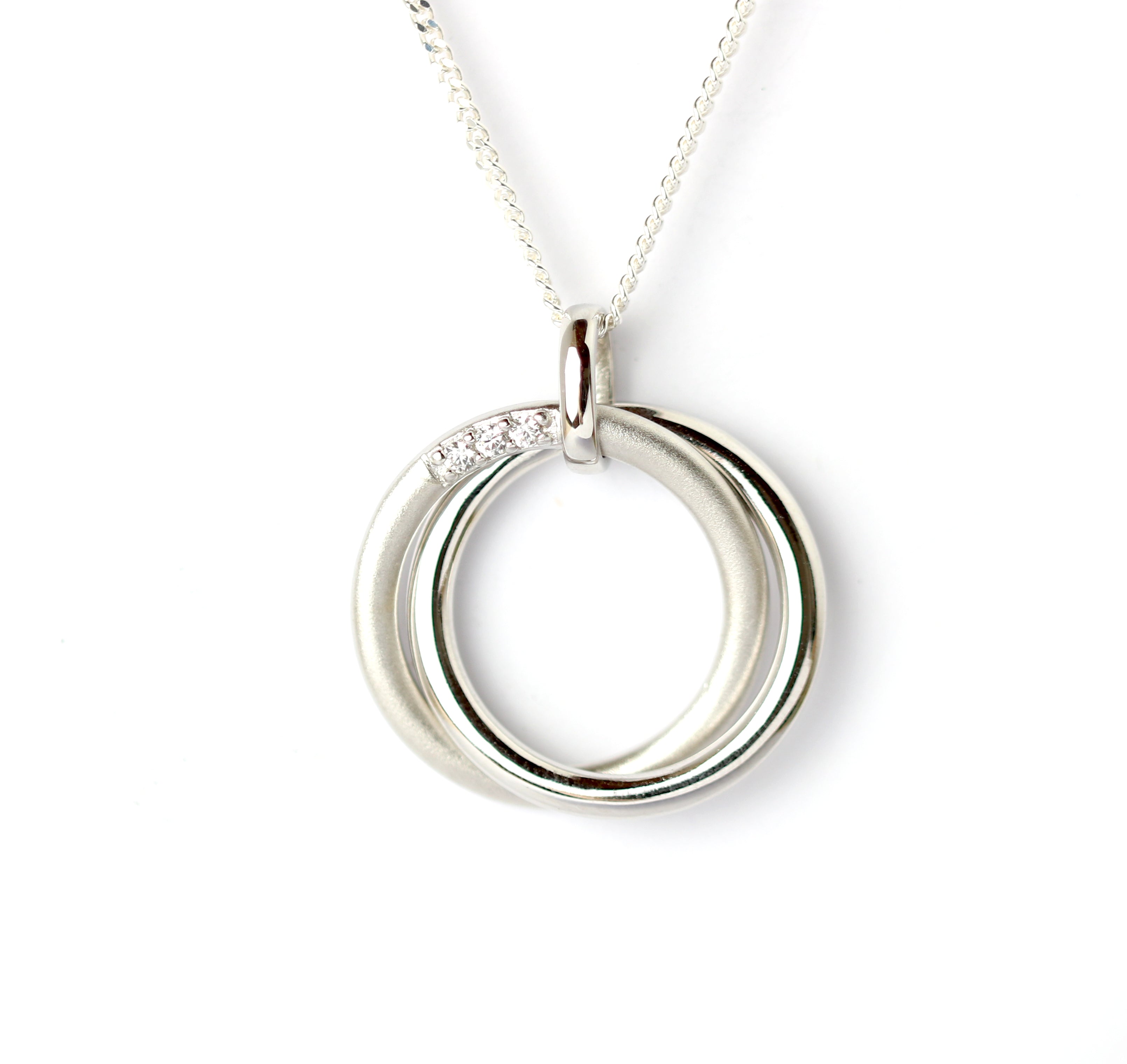 WILHELM MÜLLER - Anhänger in Silber mit Zirkonia - Juwelier Donkel