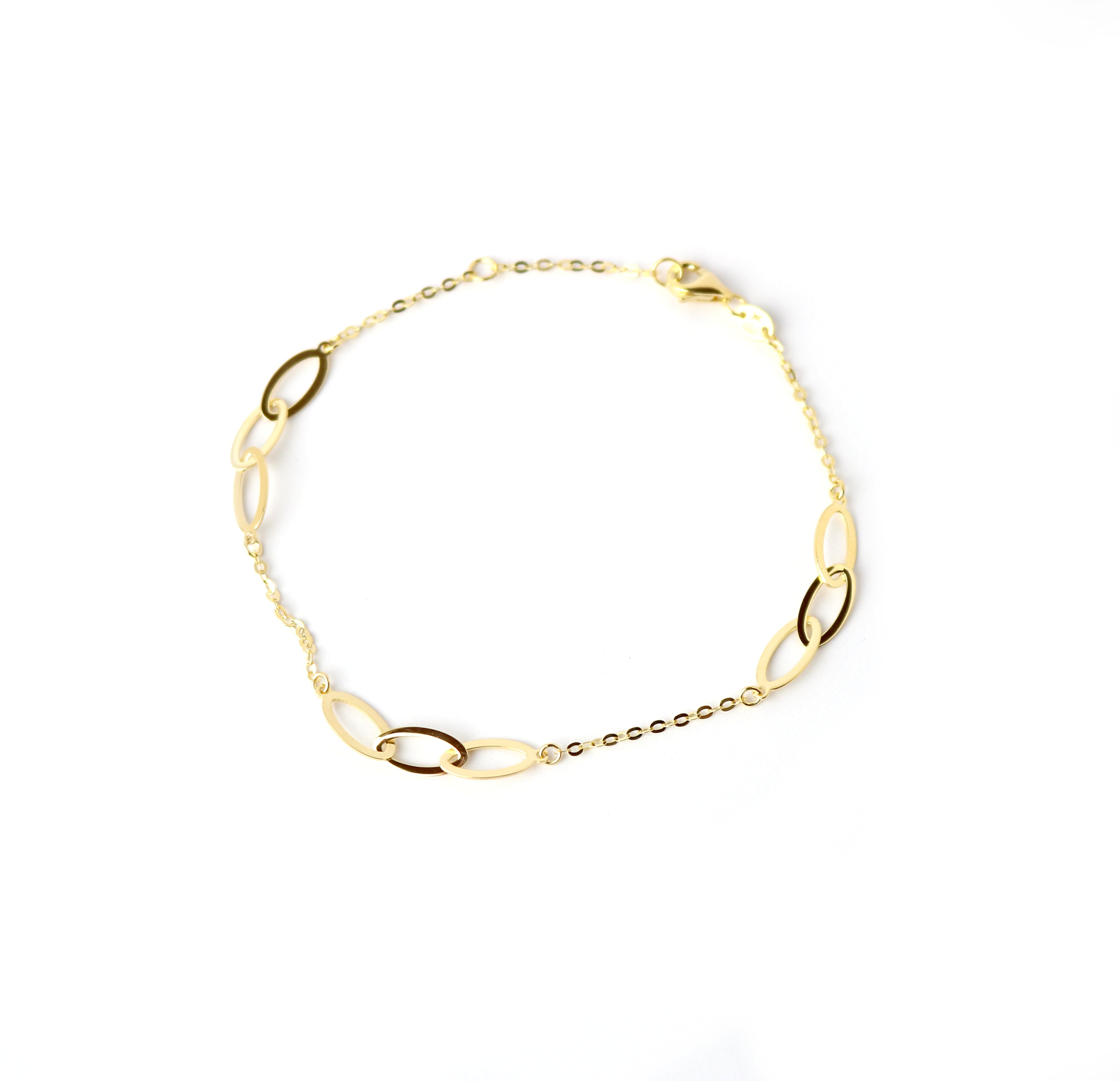 WILHELM MÜLLER - Armkette in Gold mit ovalen Elementen - Juwelier Donkel