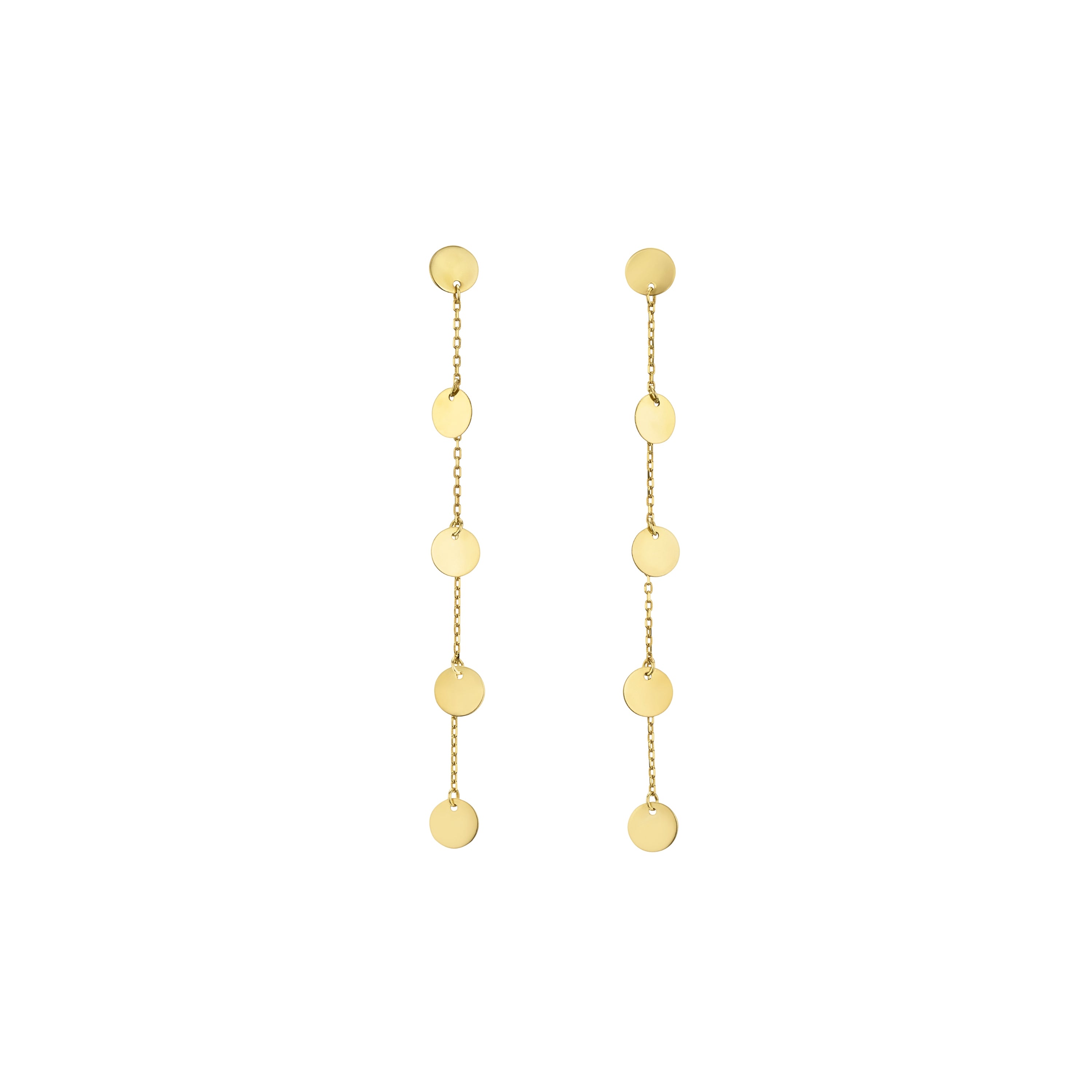 WILHELM MÜLLER - Ohrhänger in Gold mit Platten - Juwelier Donkel