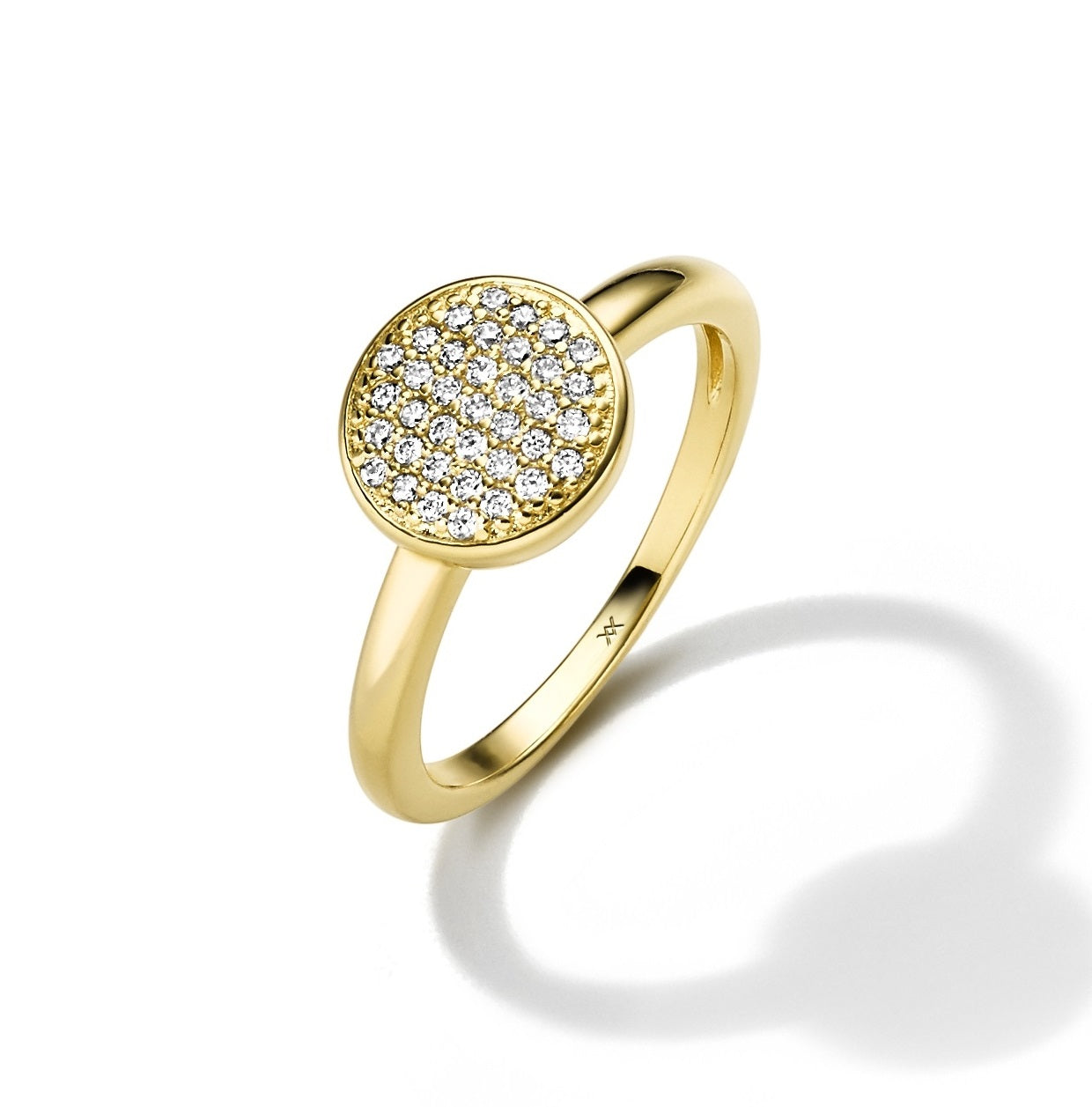 WILHELM MÜLLER - Ring in Silber vergoldet mit Zirkonia - Juwelier Donkel