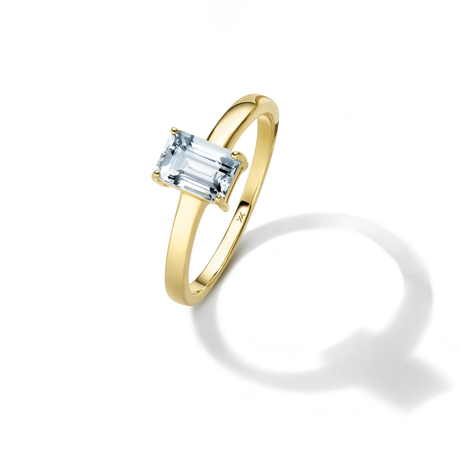 WILHELM MÜLLER - Ring in Gold mit Aquamarin - Juwelier Donkel