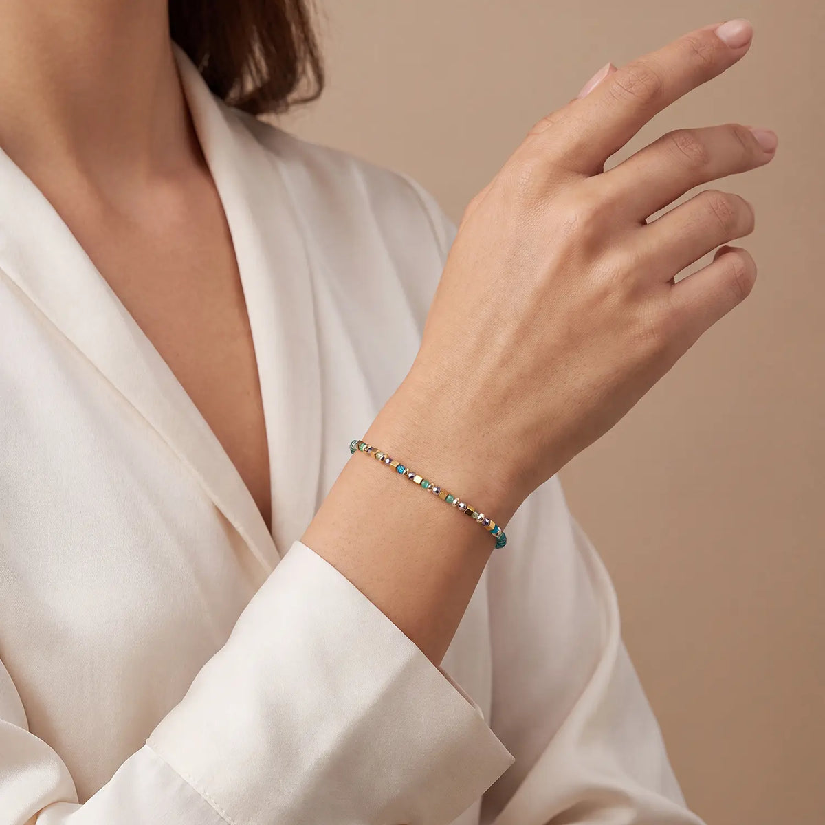 Armband Golden Whisper grün-gold