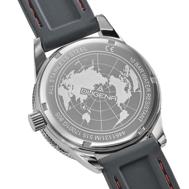DUGENA - GMT Schwarz Silikonband - Juwelier Donkel