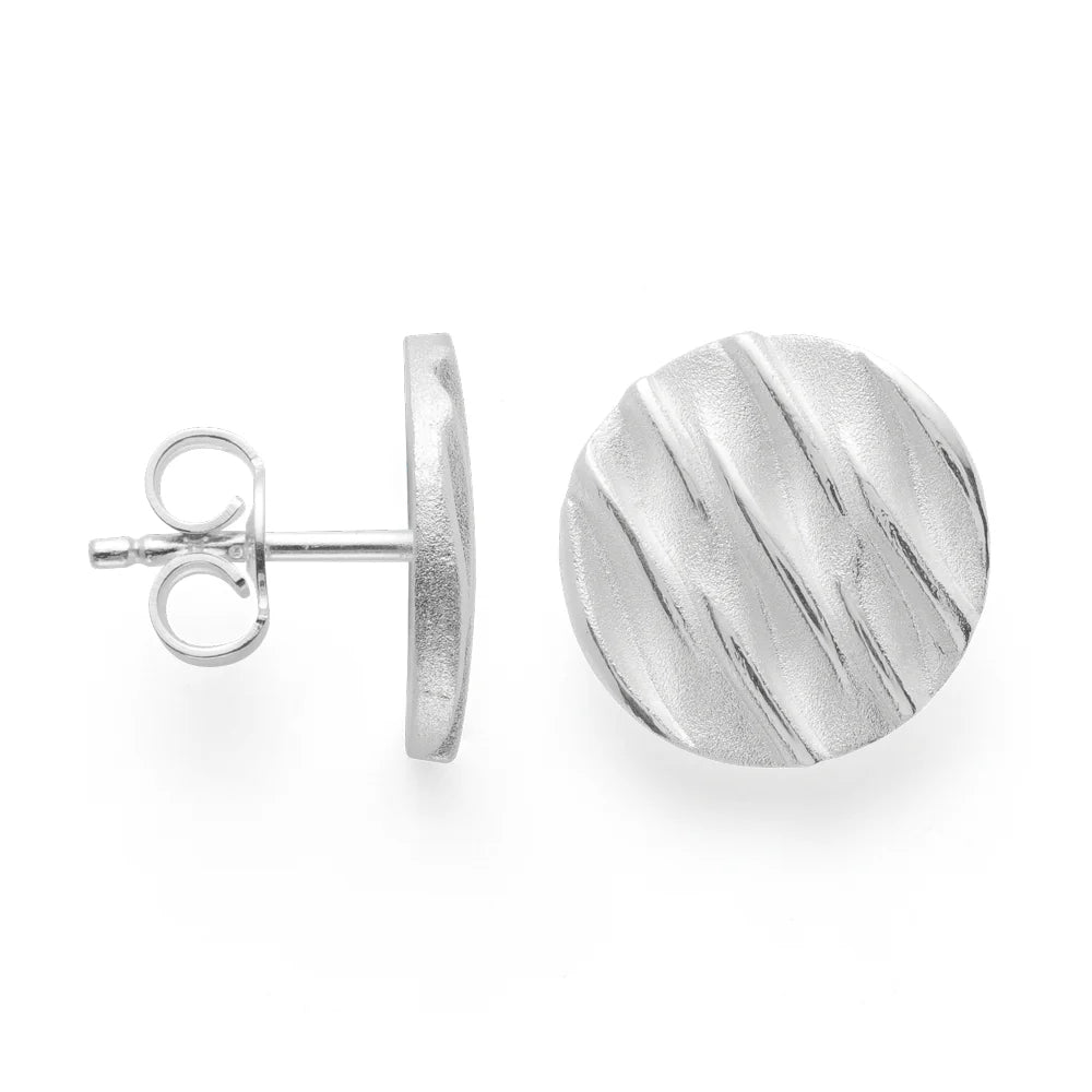 BASTIAN INVERUN - Ohrstecker Silver Wave