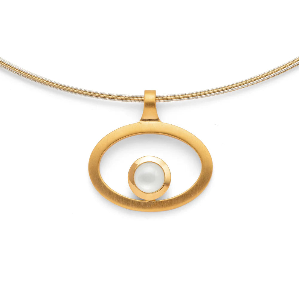 BASTIAN INVERUN - Anhänger Golden Eve Glow mit Mondstein - Juwelier Donkel