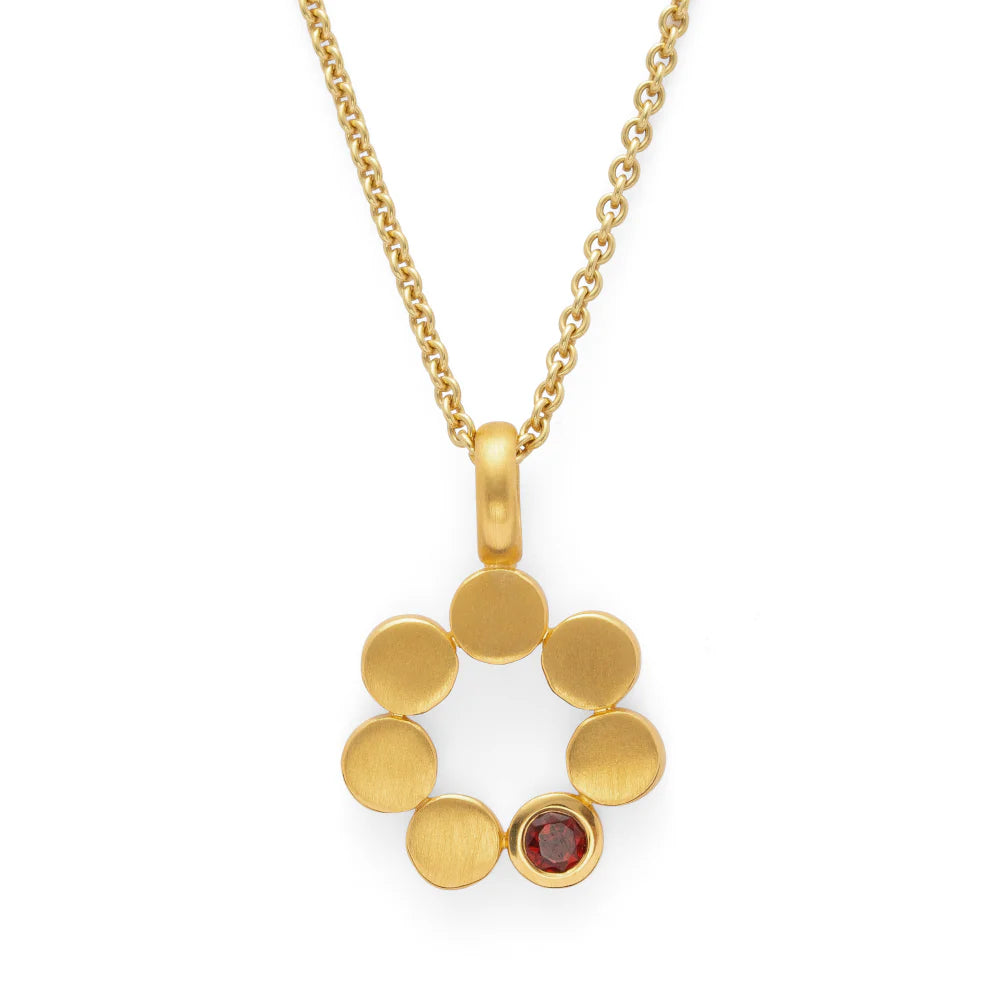 BASTIAN INVERUN - Anhänger Red Light mit Granat - Juwelier Donkel