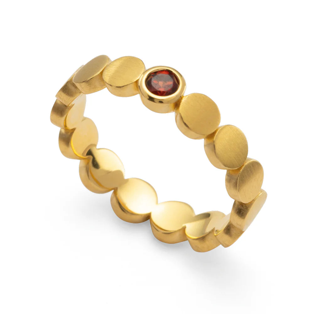 BASTIAN INVERUN - Ring Red Light mit Granat - Juwelier Donkel