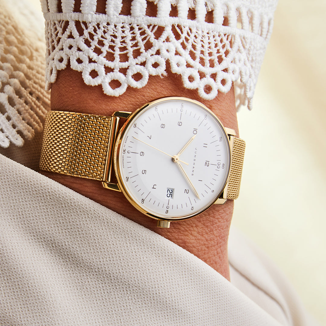 JUNGHANS - max bill Damen gold - Juwelier Donkel